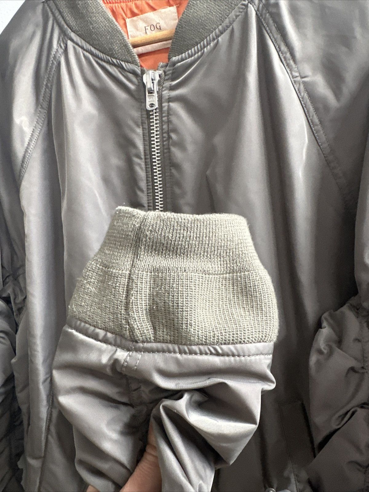 FOG FOG Collection One Men’s Olive Green Bomber Jacket Size XL Size US XL / EU 56 / 4 - 3 Thumbnail