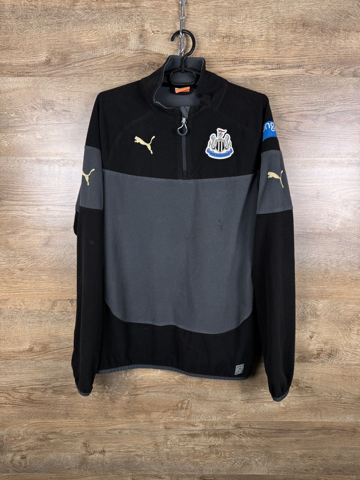 Puma × Vintage Mens Vintage Puma Newcastle United fleece sweatshirt jersey Size US L / EU 52-54 / 3 - 1 Thumbnail