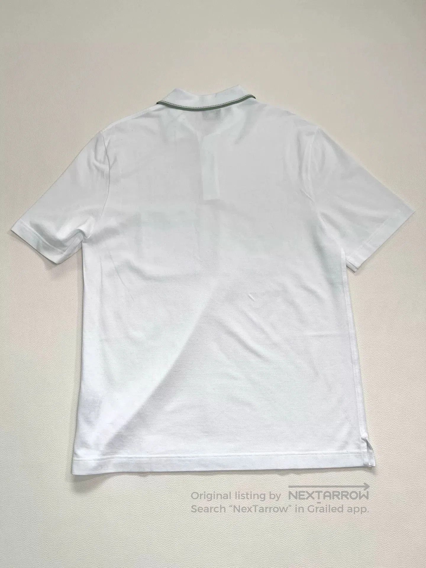 Hermes Hermes Men's New Polo Shirt Green Collar. Size US M / EU 48-50 / 2 - 4 Thumbnail