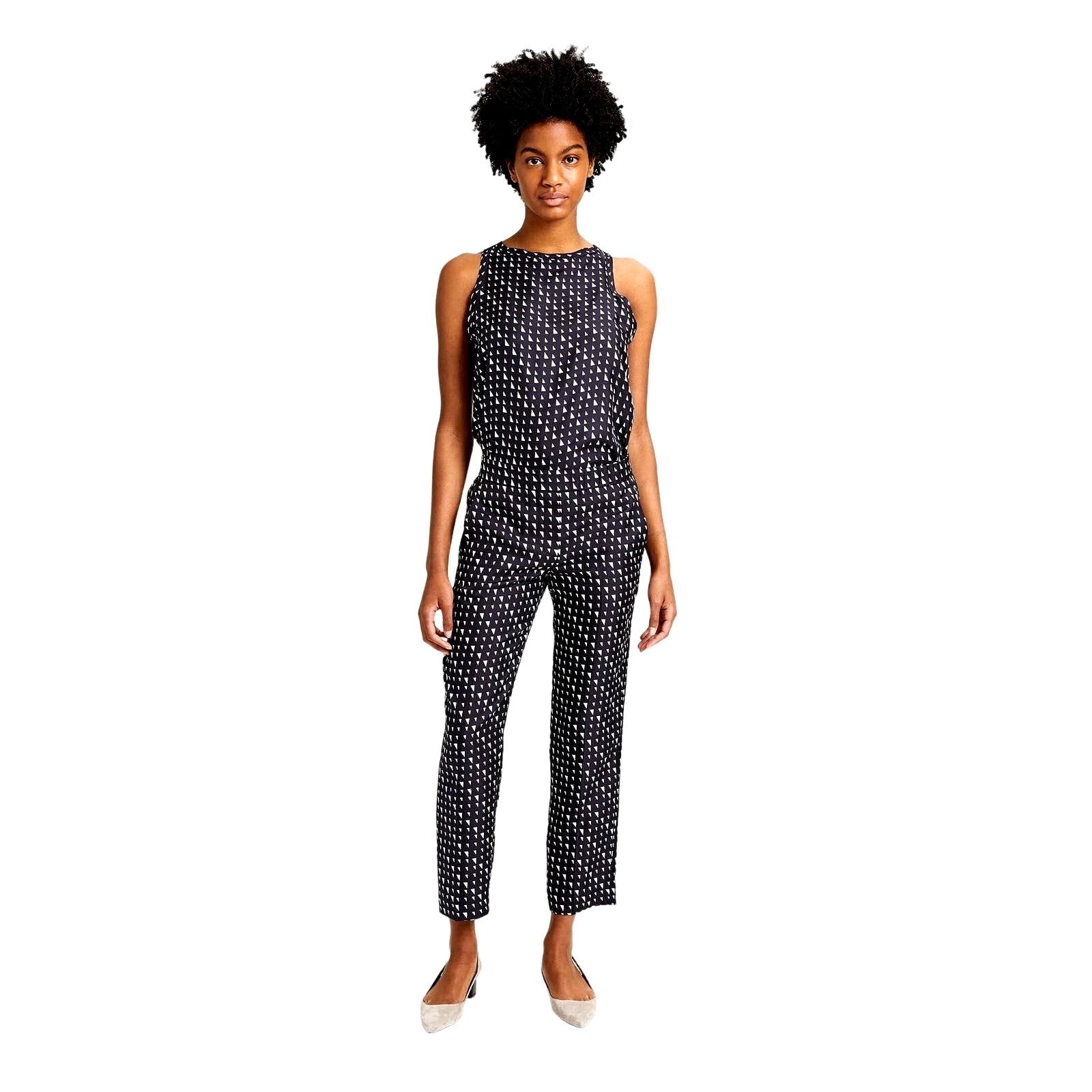 Theory Theory Silk Pull-On Trousers in Black/White | Size 10 Size 32" / US 10 / IT 46 - 7 Thumbnail