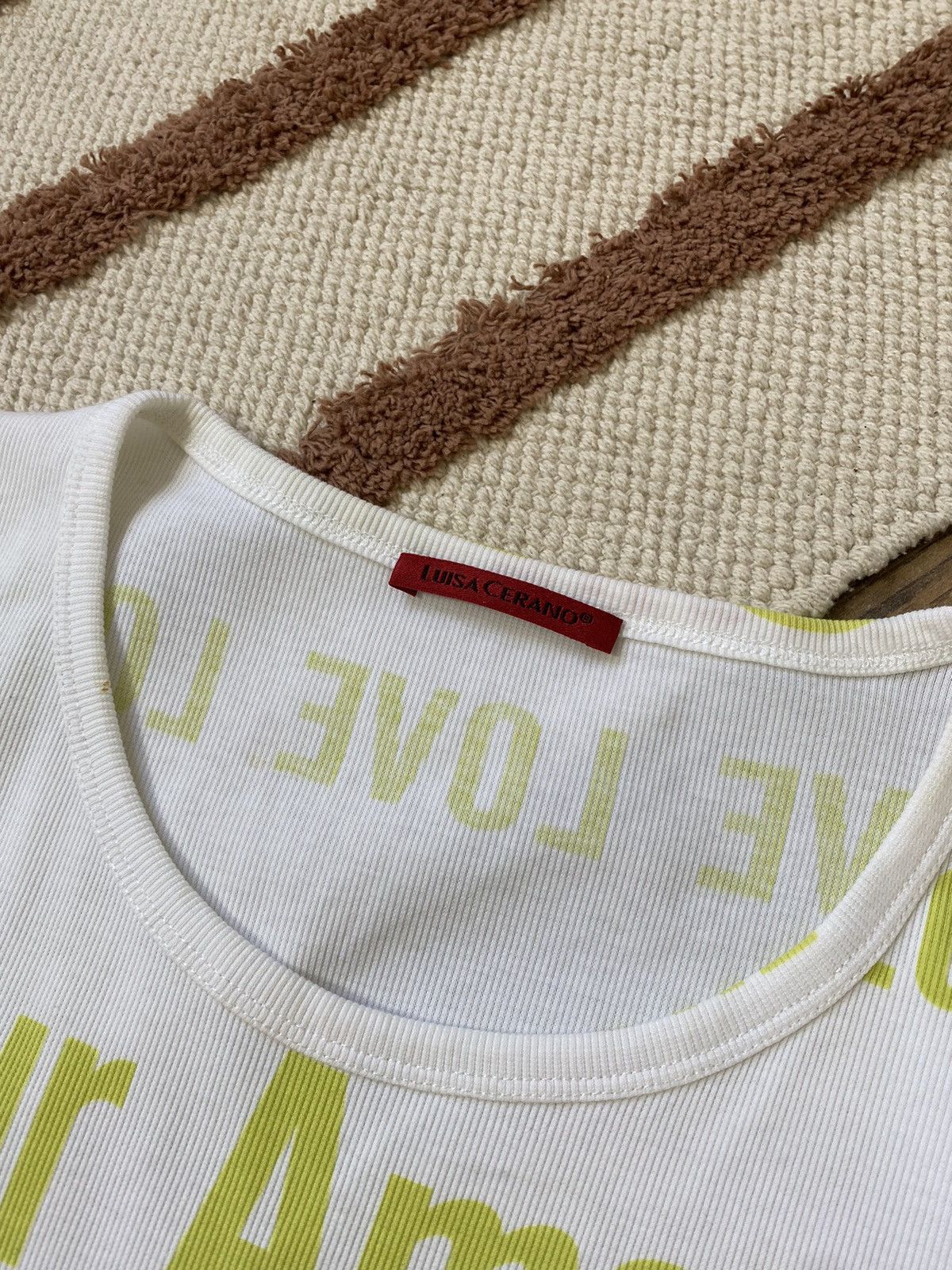 Vintage AVANT GARDE LOVE Y2K TANK TOP Size M / US 6-8 / IT 42-44 - 3 Thumbnail