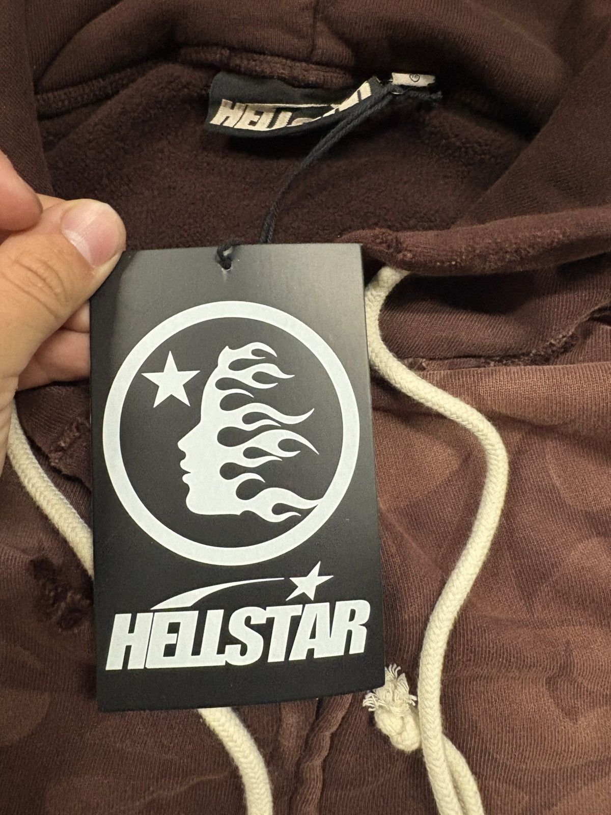 HELLSTAR Hellstar Tribal Zip-Up Hoodie in a laser brown colorway Size US M / EU 48-50 / 2 - 2 Thumbnail