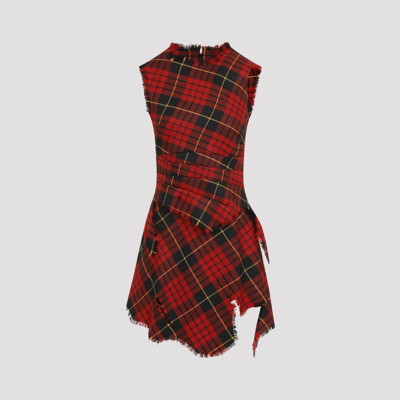 knee length dresses for ladies Tartan Tidings Puff Sleeve Mini Dress – Yourdarlingstyle