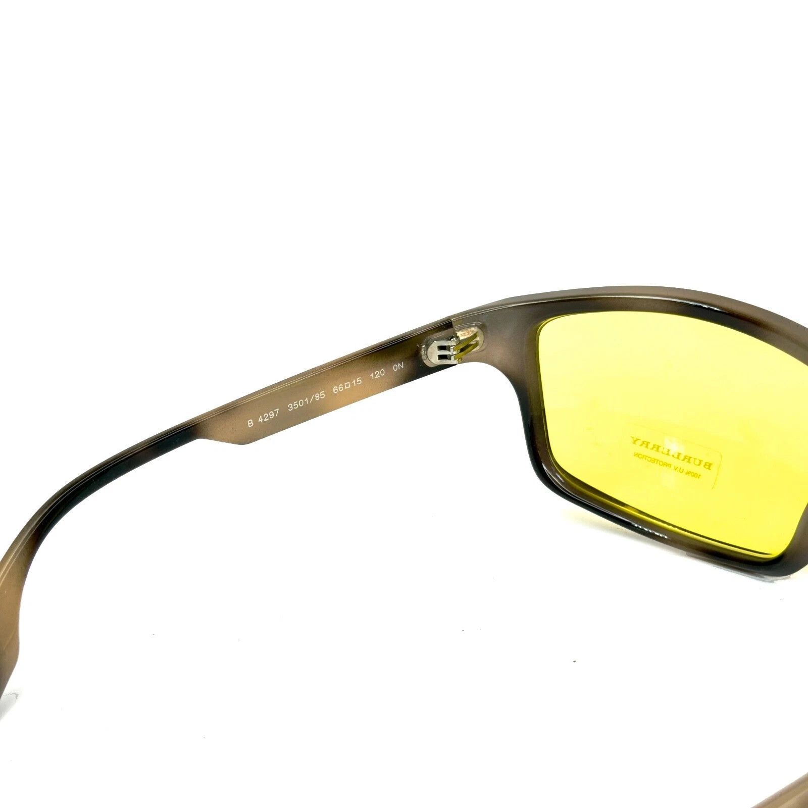 Burberry BURBERRY BE4297 4297 Wrap Mask Spotted Brown Yellow Size ONE SIZE - 4 Thumbnail