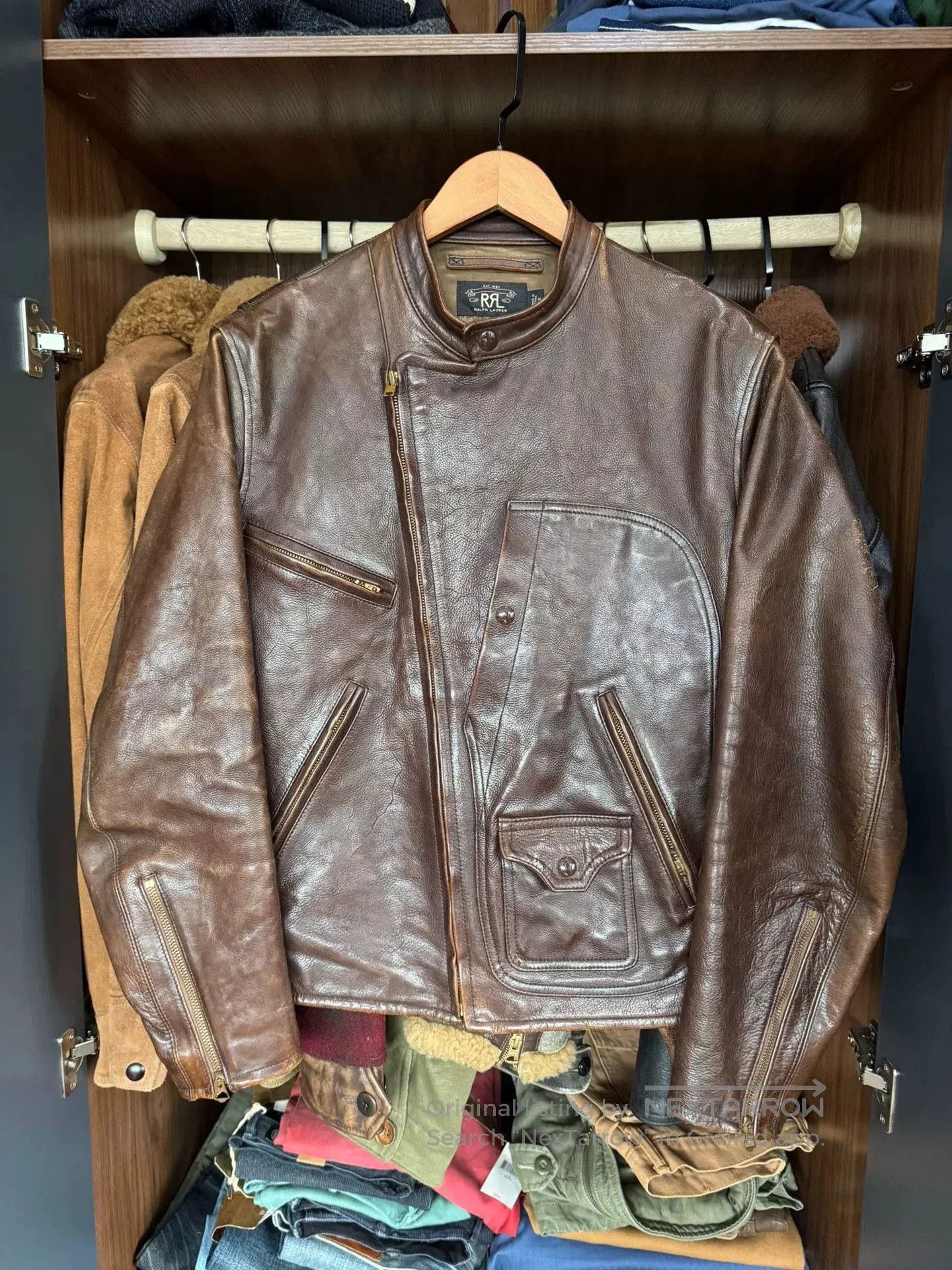 RRL Ralph Lauren RRL Leather Jacket with Slight Wear. Size US M / EU 48-50 / 2 - 1 Thumbnail