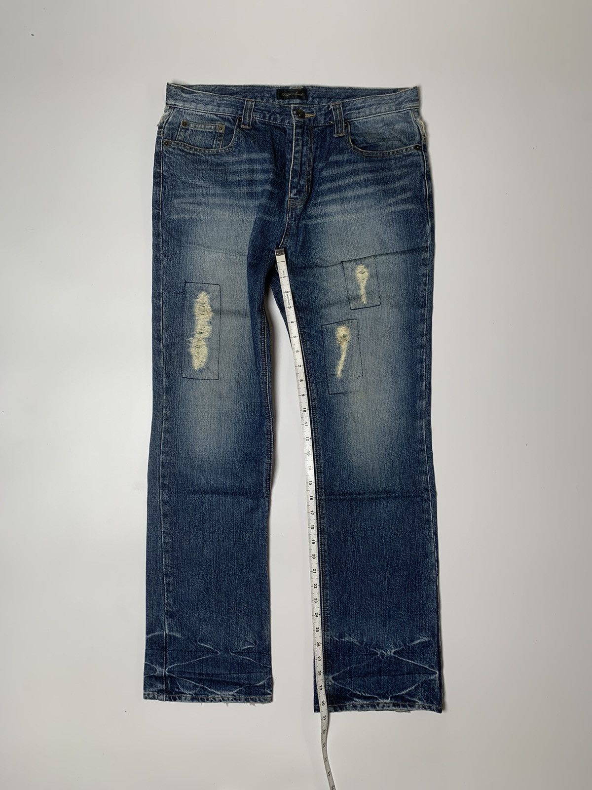 Japanese Brand × Vintage Beach sound distressed denim Size US 32 / EU 48 - 15 Thumbnail