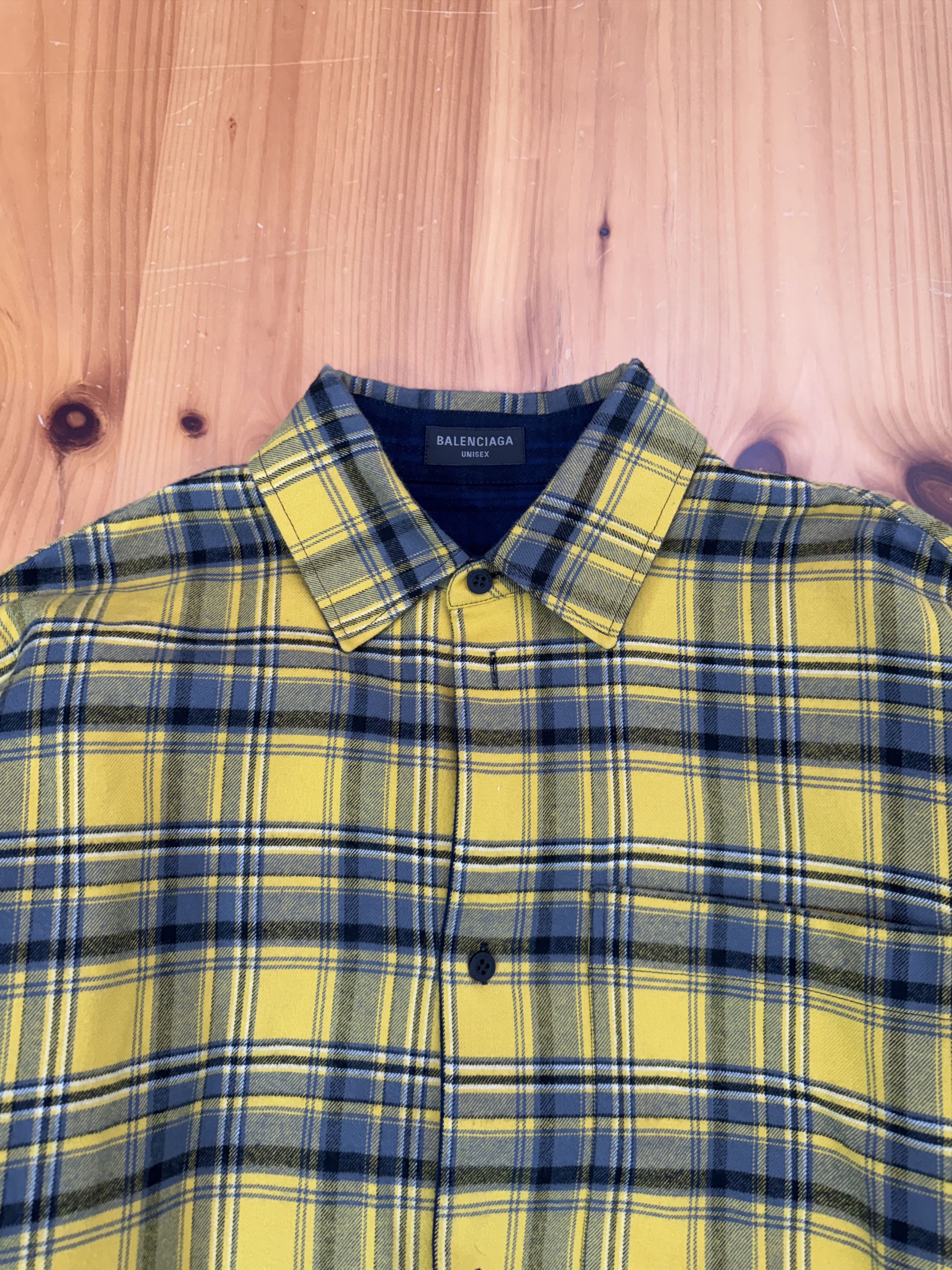 Balenciaga Balenciaga Reversible Plaid Shirt Size US XL / EU 56 / 4 - 4 Thumbnail