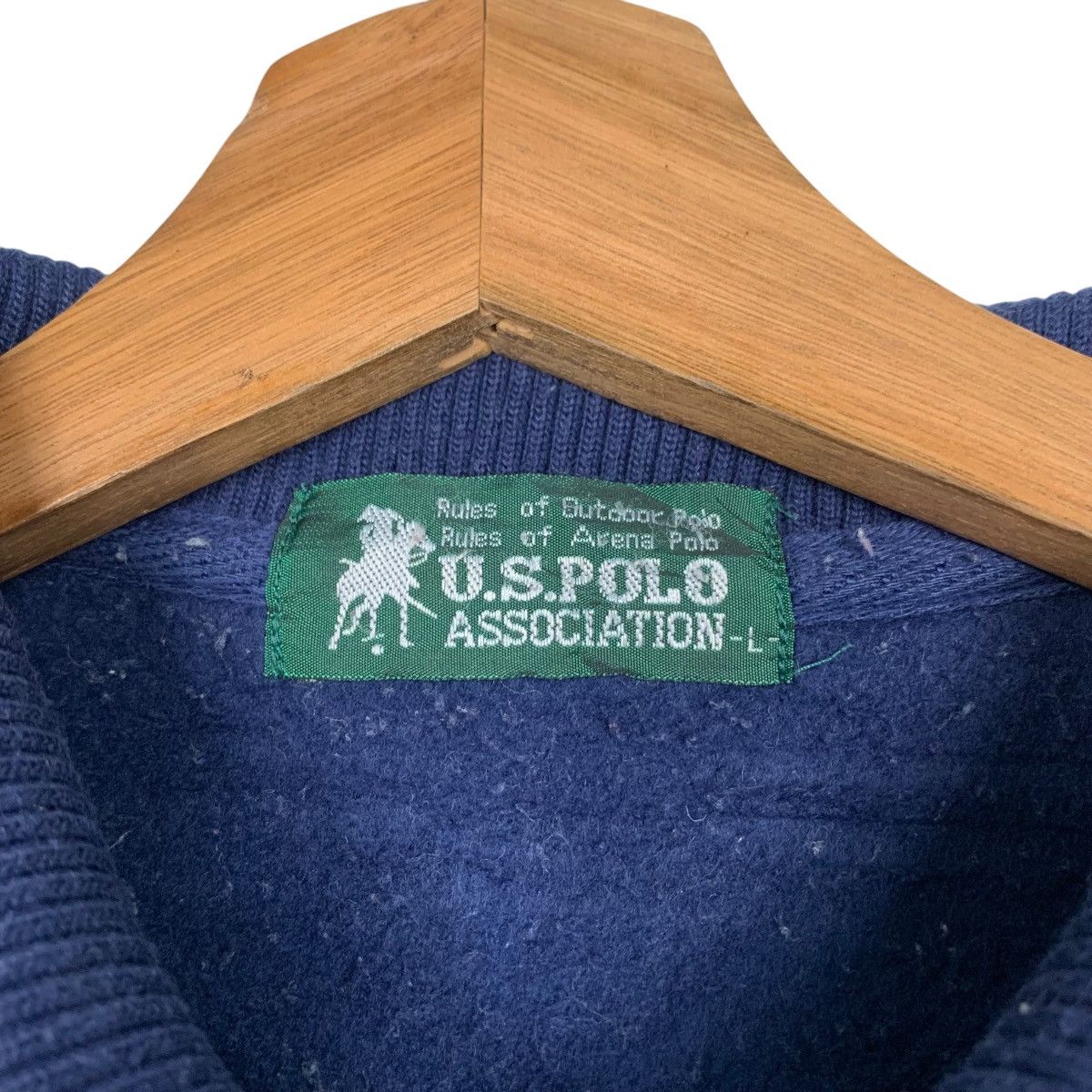 Japanese Brand U.S. POLO ASSOCIATION Colorblock Pullover Jumper #2204-C97 Size US L / EU 52-54 / 3 - 12 Thumbnail