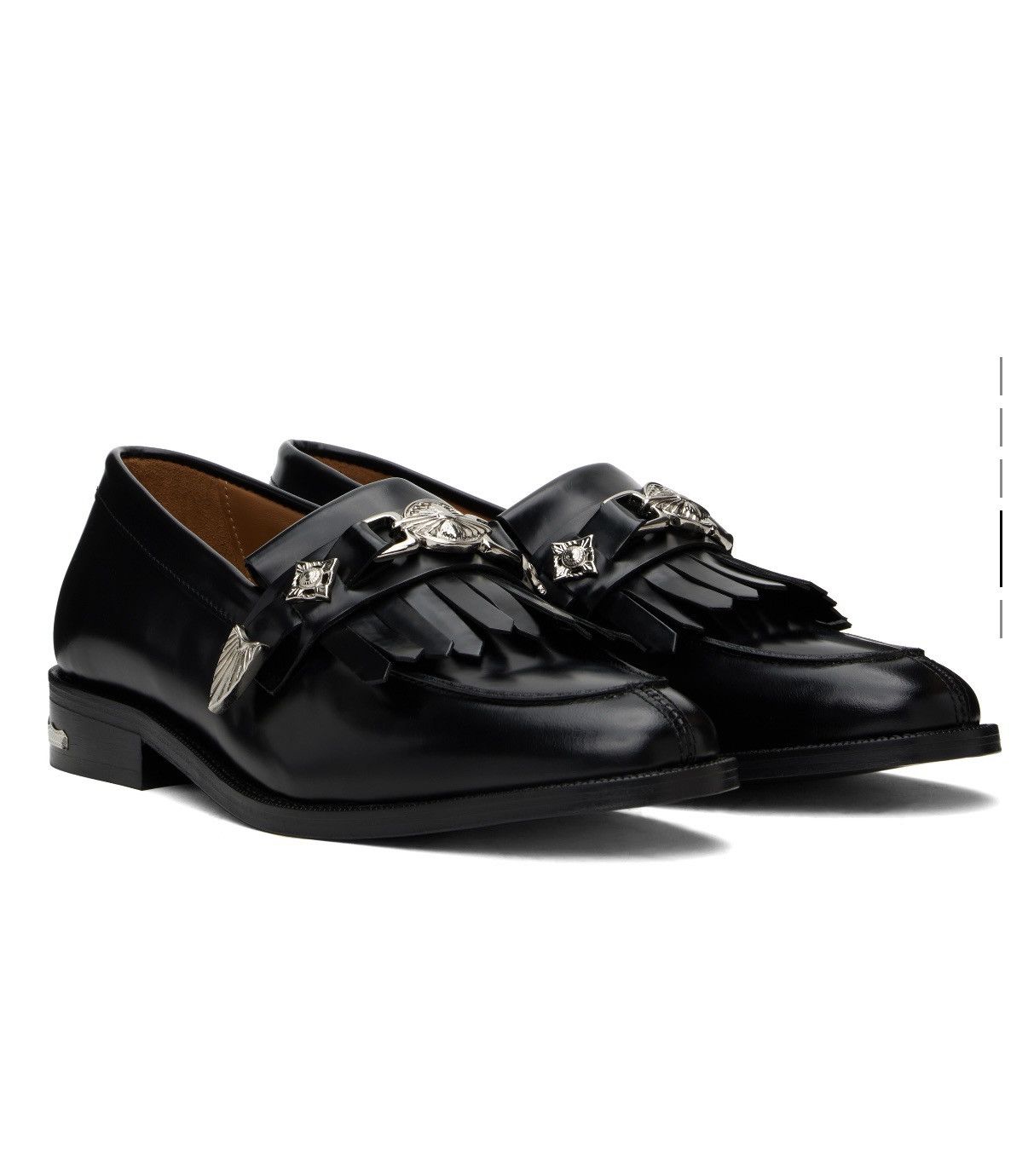 TOGA VIRILIS TOGA VIRILIS Buckle-Detailed Brushed Leather Loafers Size US 9 / EU 42 - 1 Thumbnail