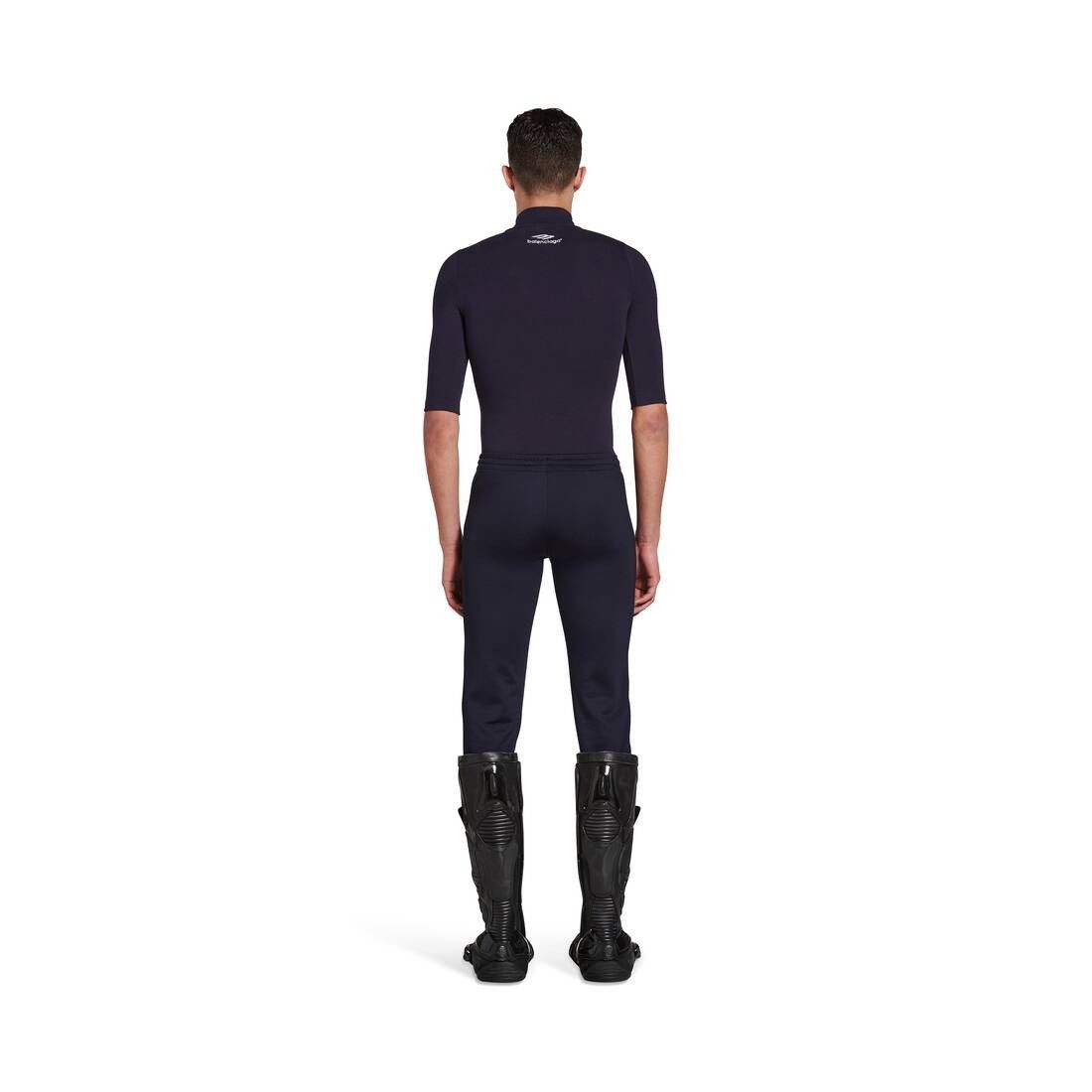 Balenciaga o1mt1gz0924 3B Sports Icon Fitted Long Sleeve Turtleneck Size US L / EU 52-54 / 3 - 3 Thumbnail