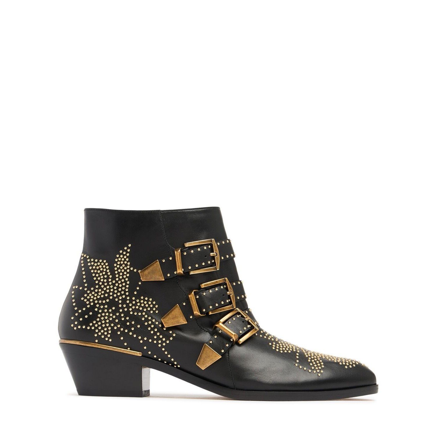 Chloe Chloe Susan Studded Black Leather Ankle Boots New & Authenti Size US 6 / IT 36 - 1 Thumbnail