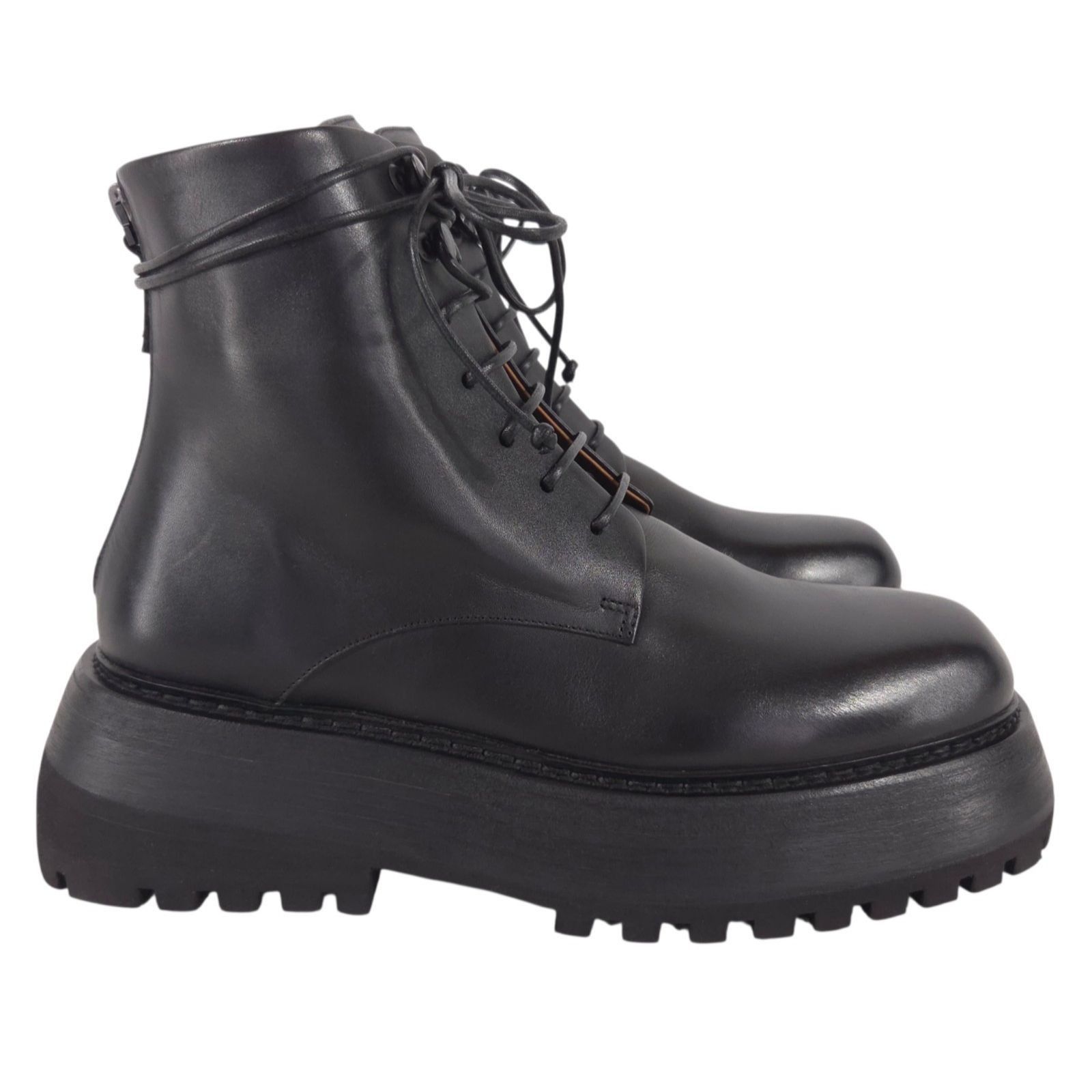 Marsell Marsell Platform Ankle Boots US 10 EU 40 Women Black Leather Size US 10 / IT 40 - 4 Thumbnail