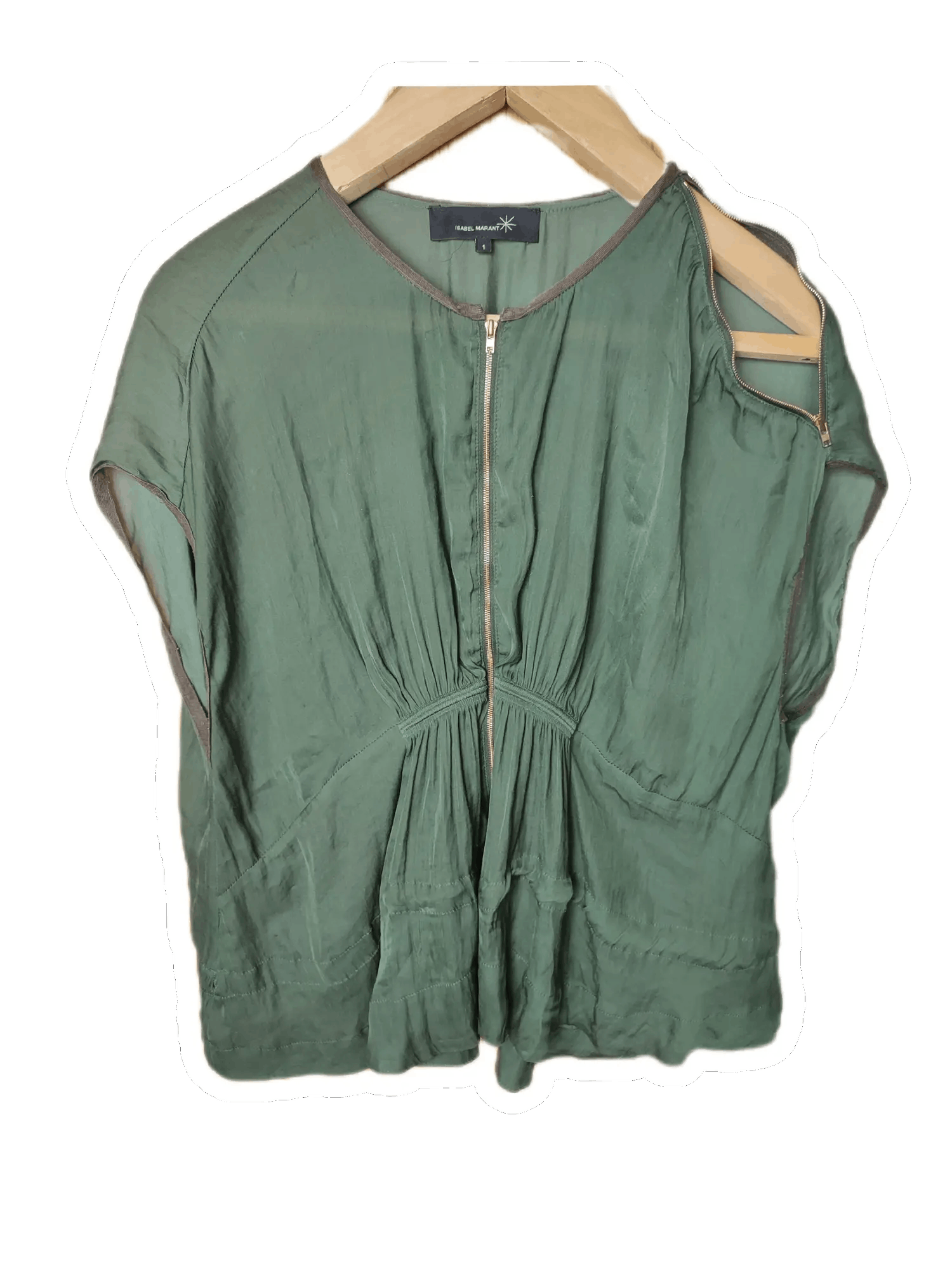 Isabel Marant × Isabel Marant Etoile Isabel marant tank top zipper shirt Size S / US 4 / IT 40 - 1 Thumbnail