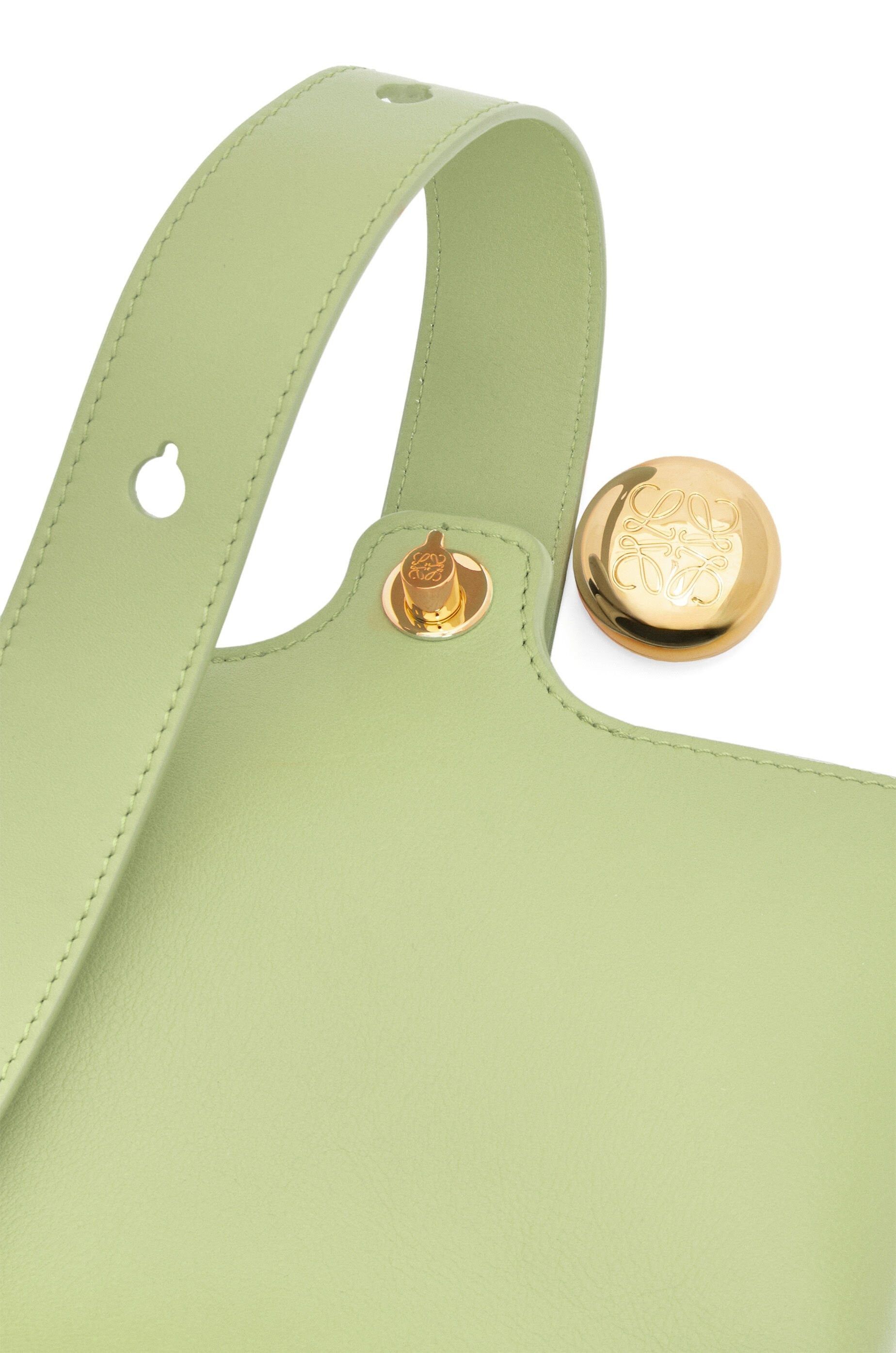 Loewe o1in1g0426 Size: OS/ Mini Pebble Bucket Bag in Light Pear Size ONE SIZE - 7 Thumbnail