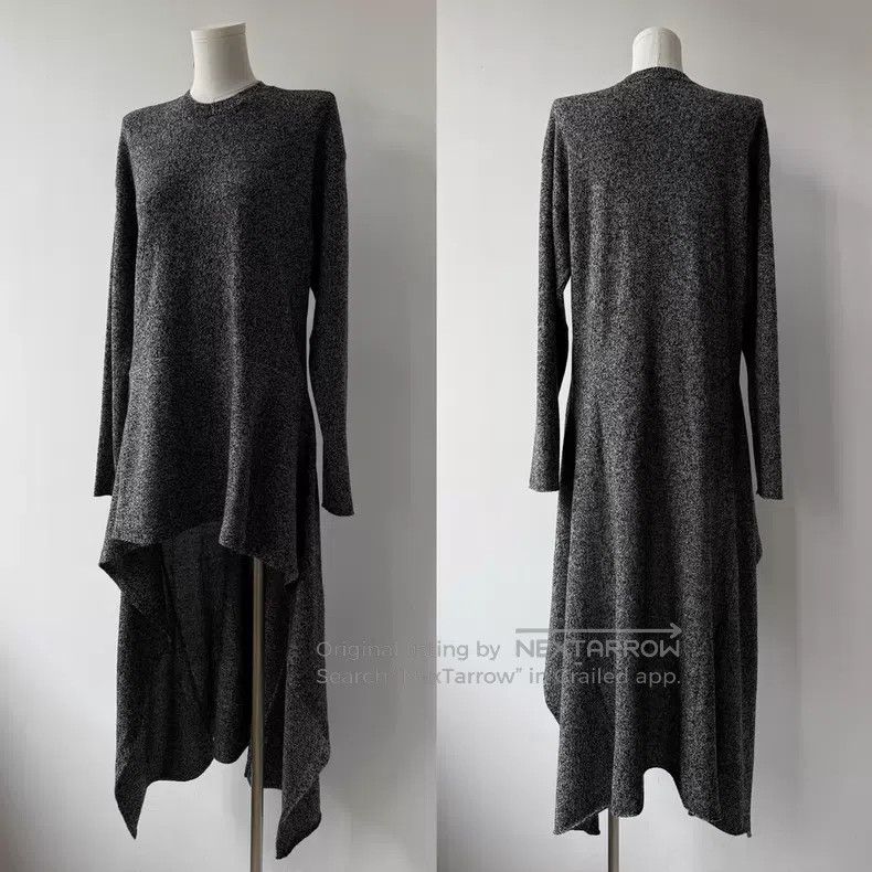 Yohji Yamamoto Yohji Yamamoto 24AW Extra Long Fishtail Sweater Size XS / US 0-2 / IT 36-38 - 2 Thumbnail