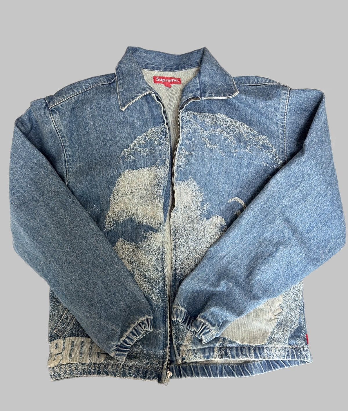 Supreme Supreme is love denim work jacket | Grailed