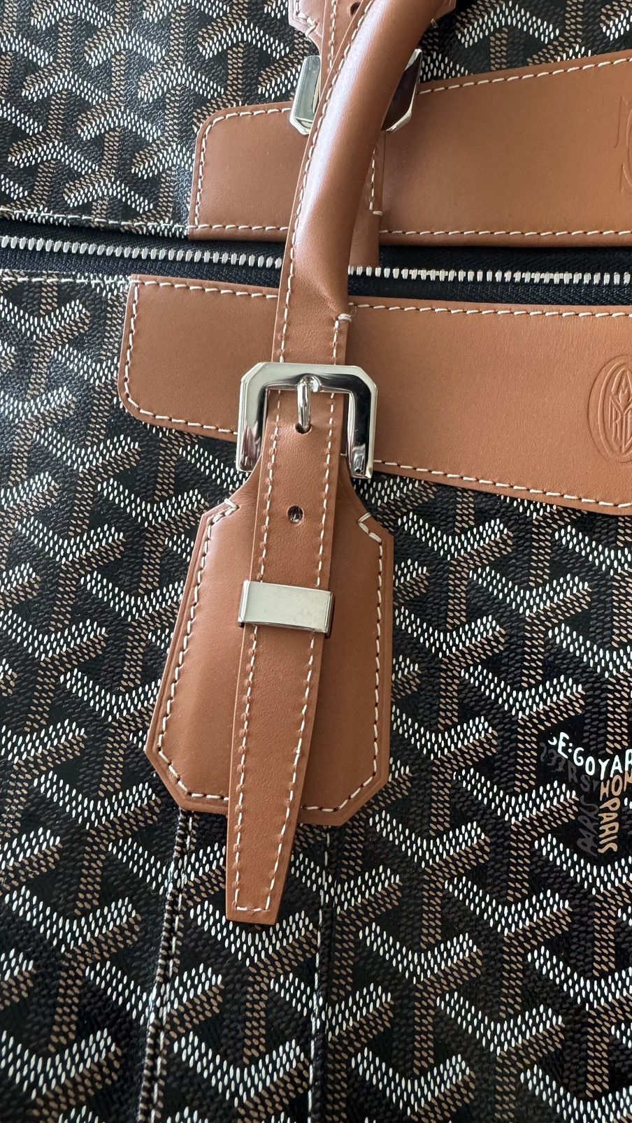 Goyard Goyard 45 Bowling Boeing Foldable Duffle Hand Bag Size ONE SIZE - 6 Thumbnail