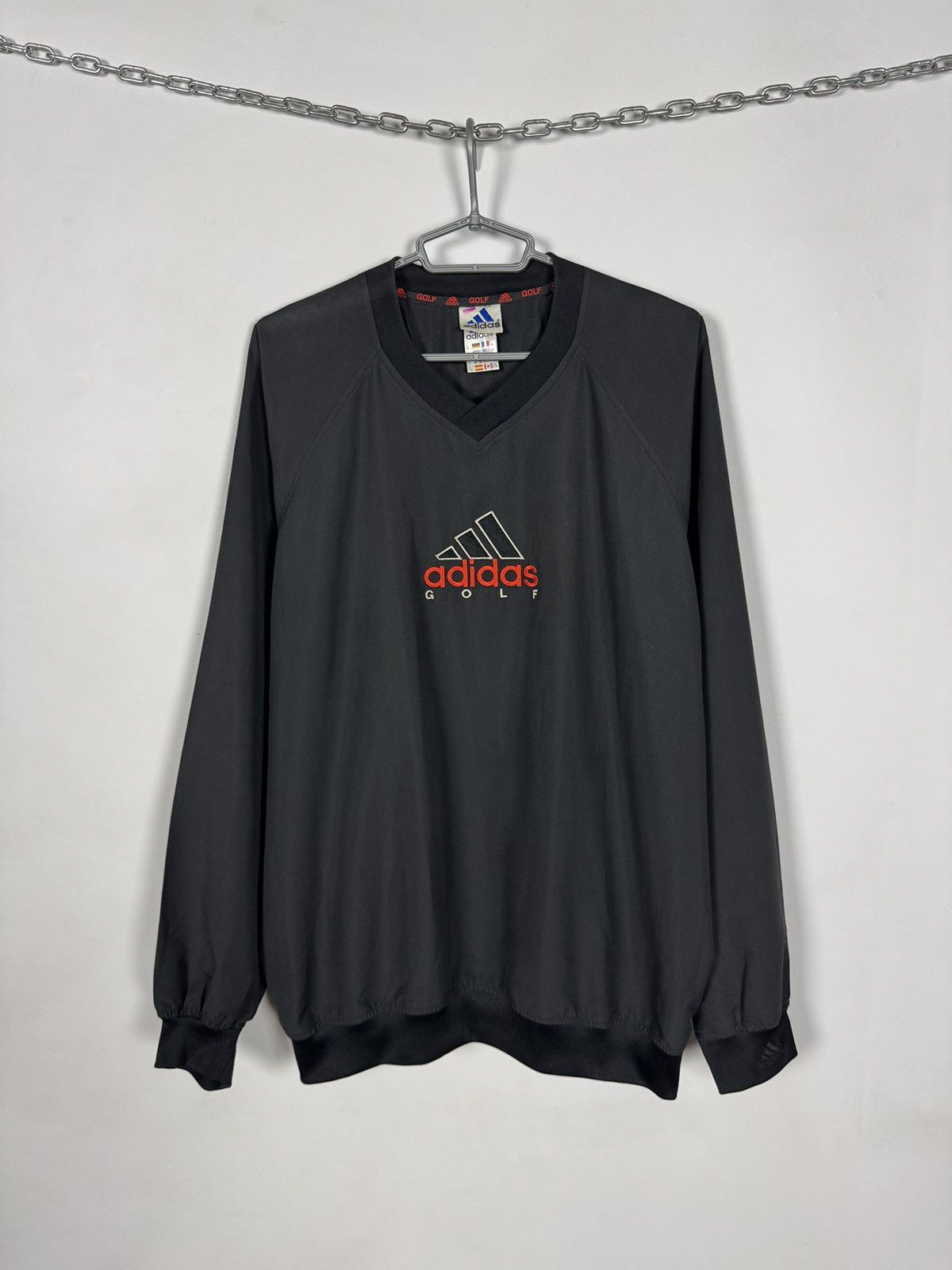 Adidas Men’s Vintage 90s Adidas Golf Sweatshirt Black Pullover XL Size US XL / EU 56 / 4 - 1 Thumbnail