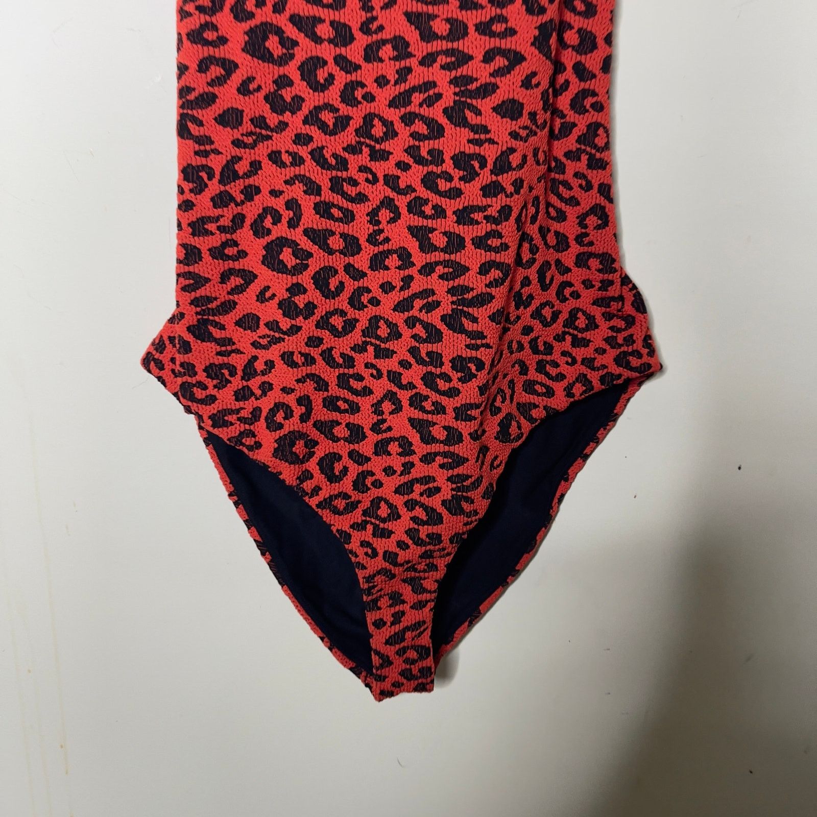 Mara Hoffman Mara Hoffman Emma One Piece Swimsuit Leopard Jacquard sz L Size L / US 10 / IT 46 - 8 Thumbnail