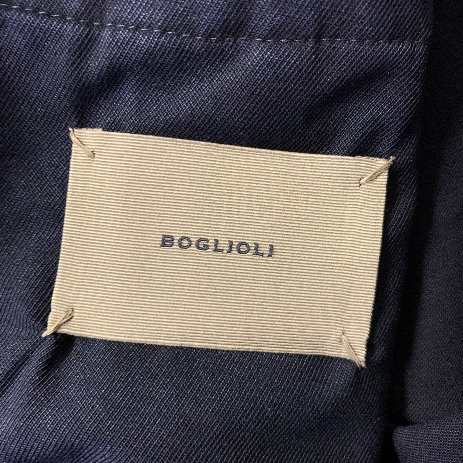 Boglioli BOGLIOLI Chest Size 40 Navy Wool Notch Lapel Sport Coat Size 40S - 6 Thumbnail