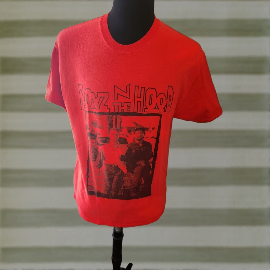 Vintage Boyz In The Hood Movie Ice Cube T Shirt Men's Red Size Large Officially Licensed Size US L / EU 52-54 / 3 - 1 Thumbnail
