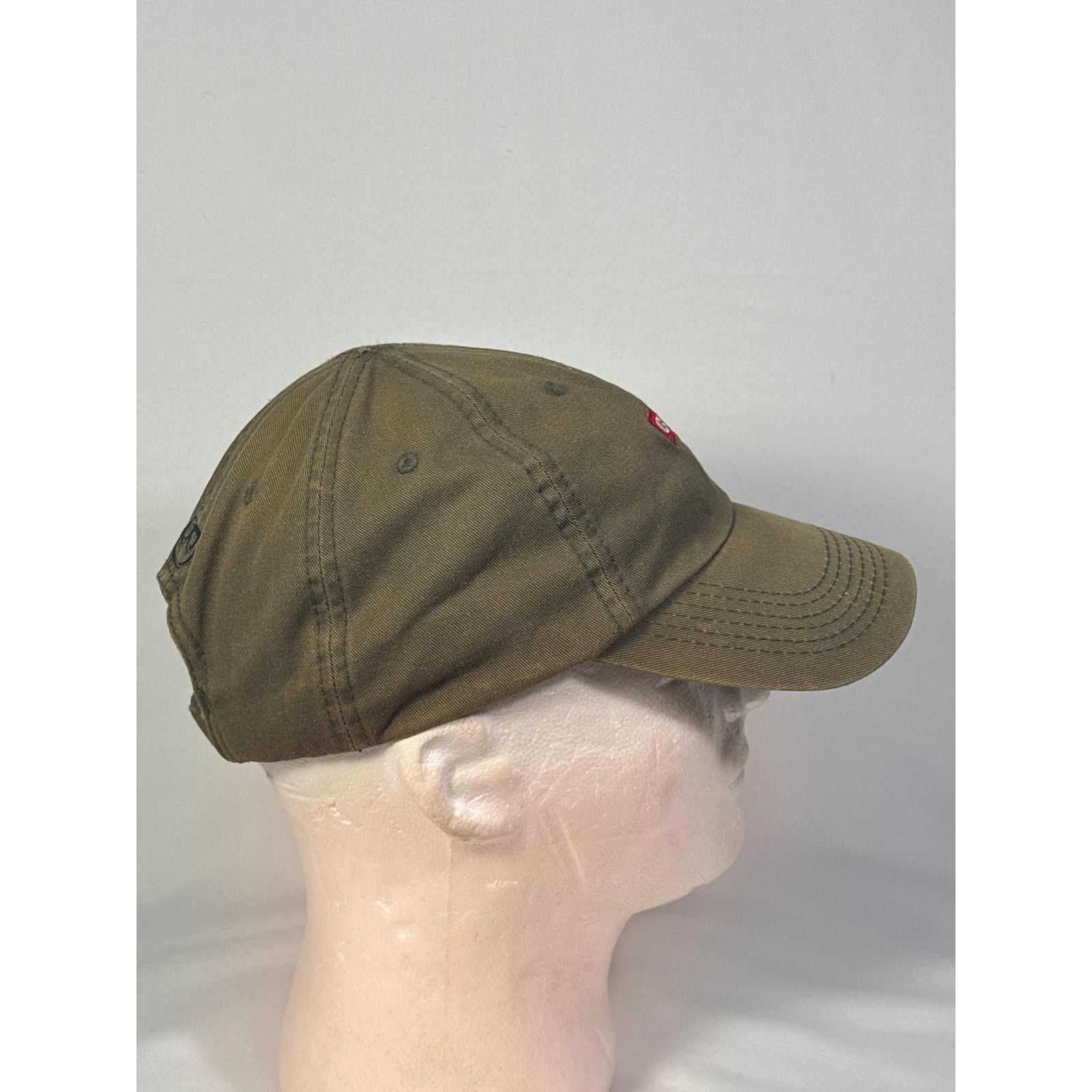 Other CHNJS "GOOD" Khaki Chino Twill Adjustable Baseball Cap Size ONE SIZE - 3 Thumbnail