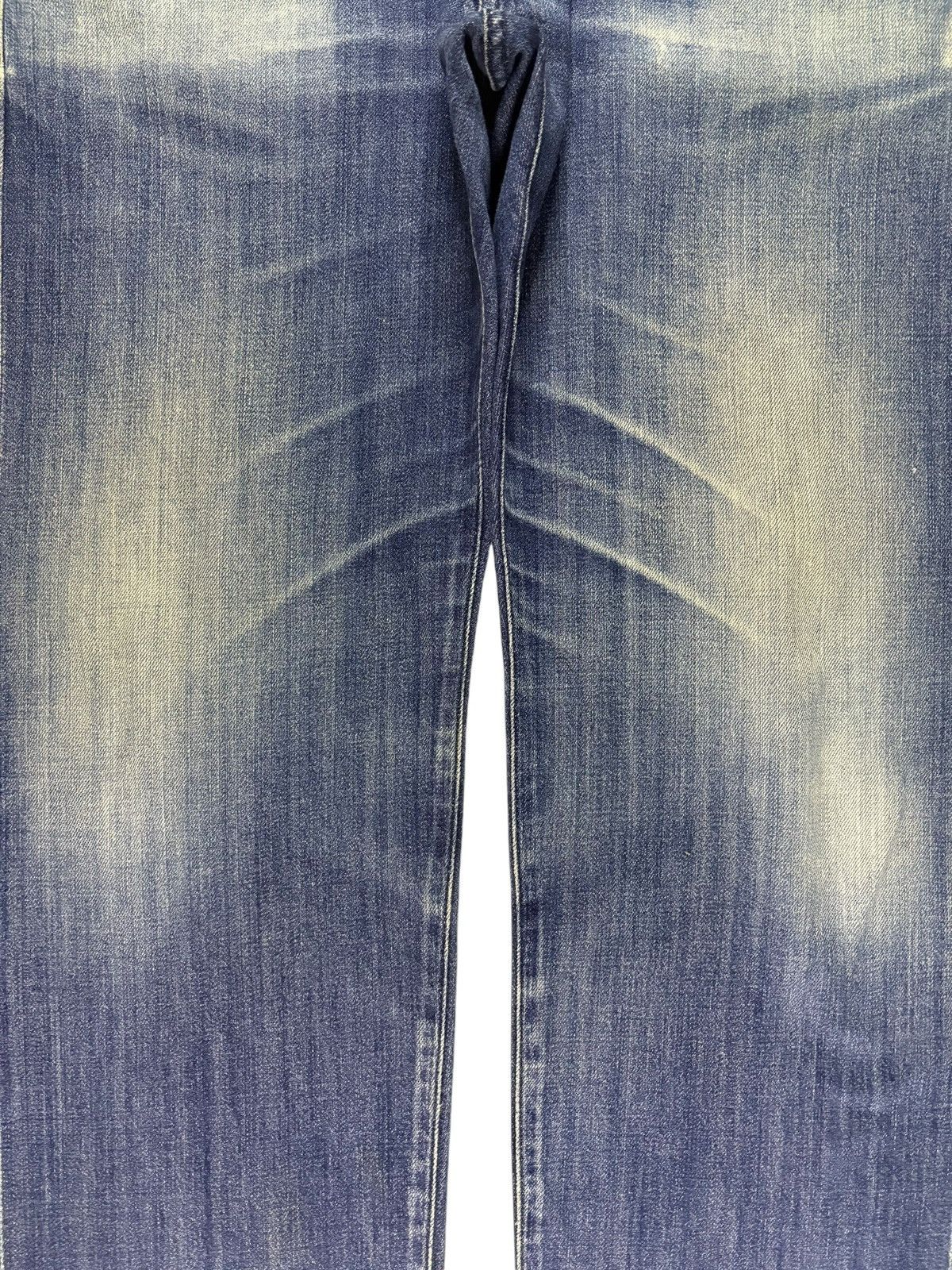 Japanese Brand Vintage Japanese Brand Selvedge Faded Blue Wash Baggy Jeans Size US 37 - 6 Thumbnail