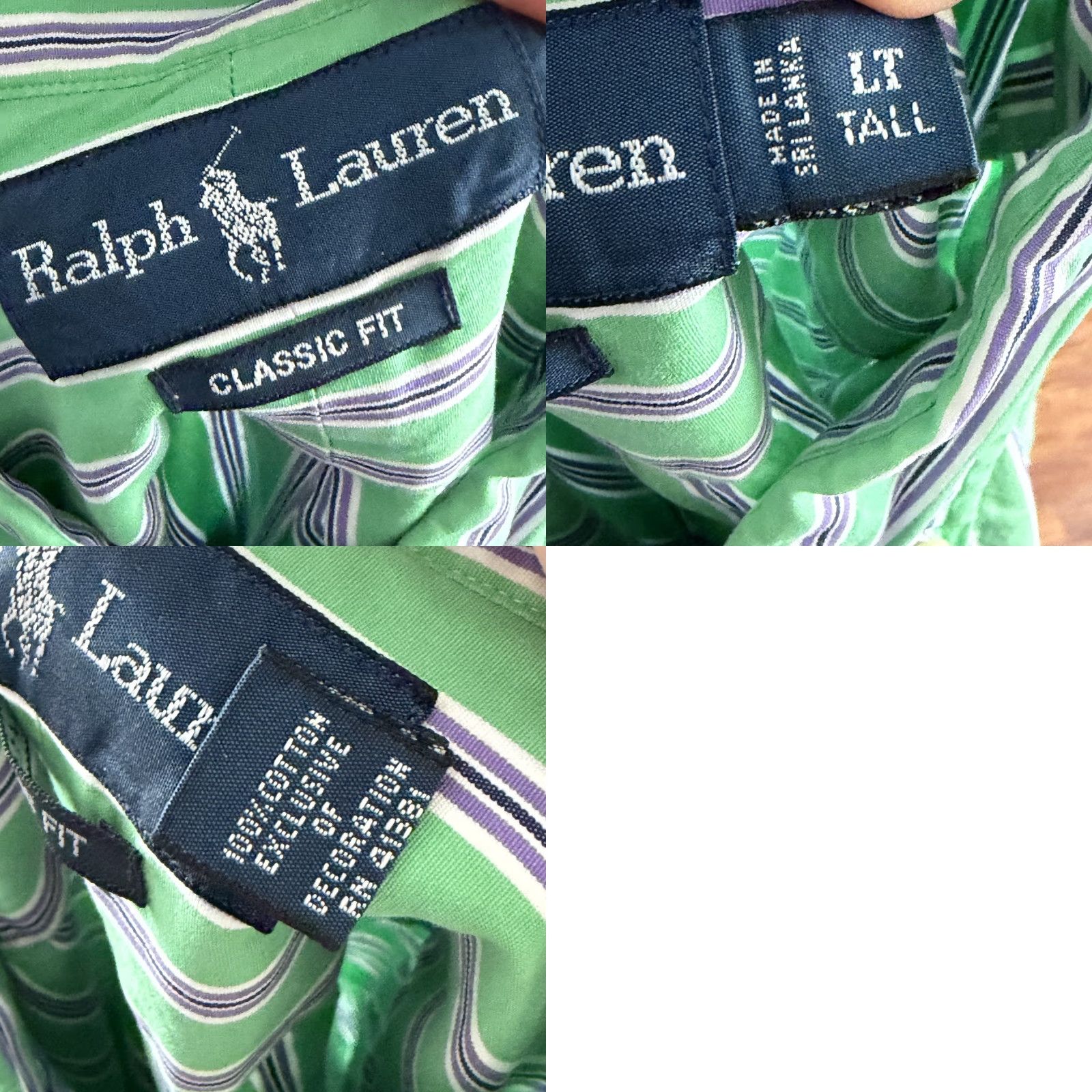 Polo Ralph Lauren Polo Ralph Lauren Shirt Mens L Tall LT Green Classic Long Sleeve Button-Up Polo Ralph Lauren Shirt LT Green Classic Long Sleeve Button-Up Mens L Tall Size US L / EU 52-54 / 3 - 9 Thumbnail