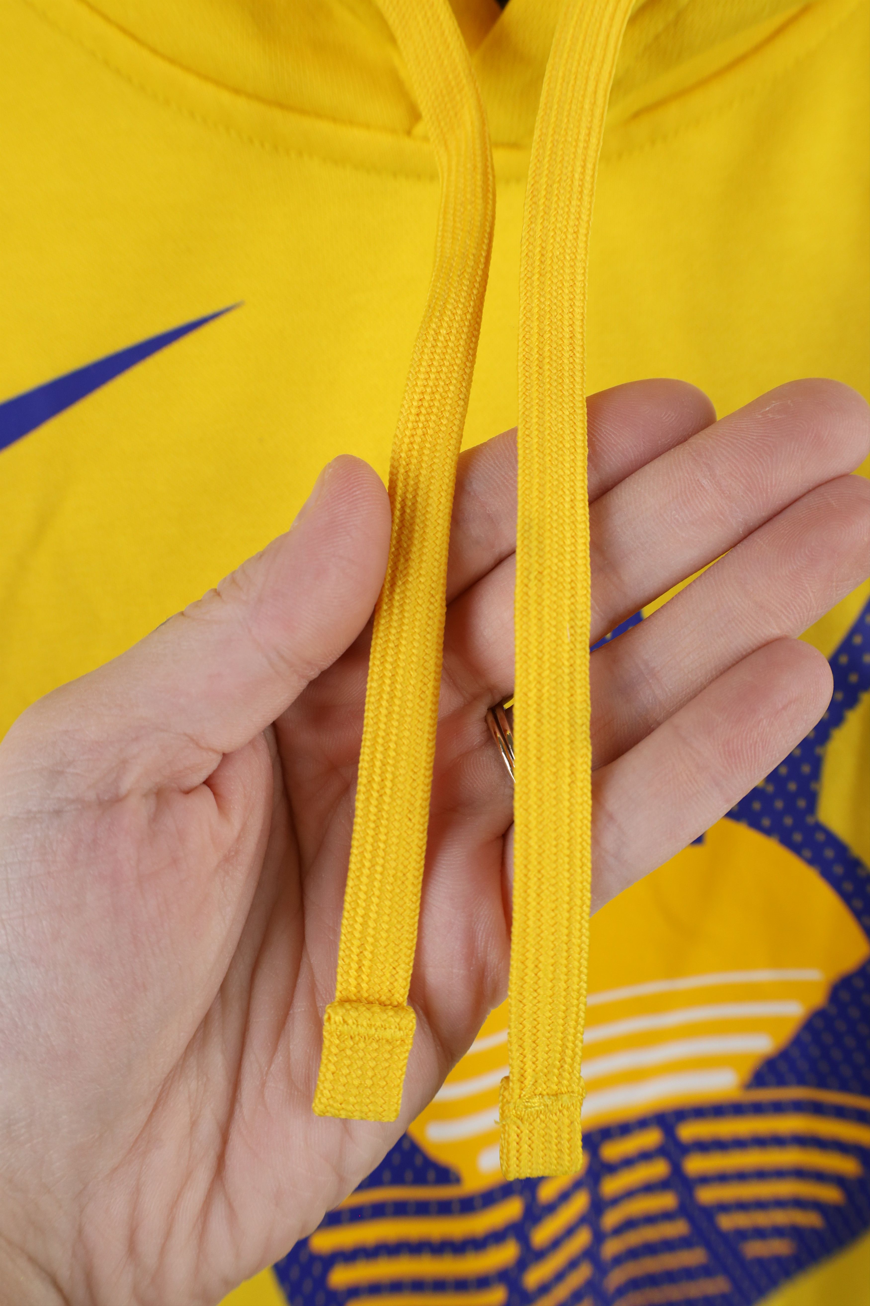 Nike × Vintage Nike NBA Golden State Warriors Basketball Hoodie Sweatshirt Size US XL / EU 56 / 4 - 4 Thumbnail