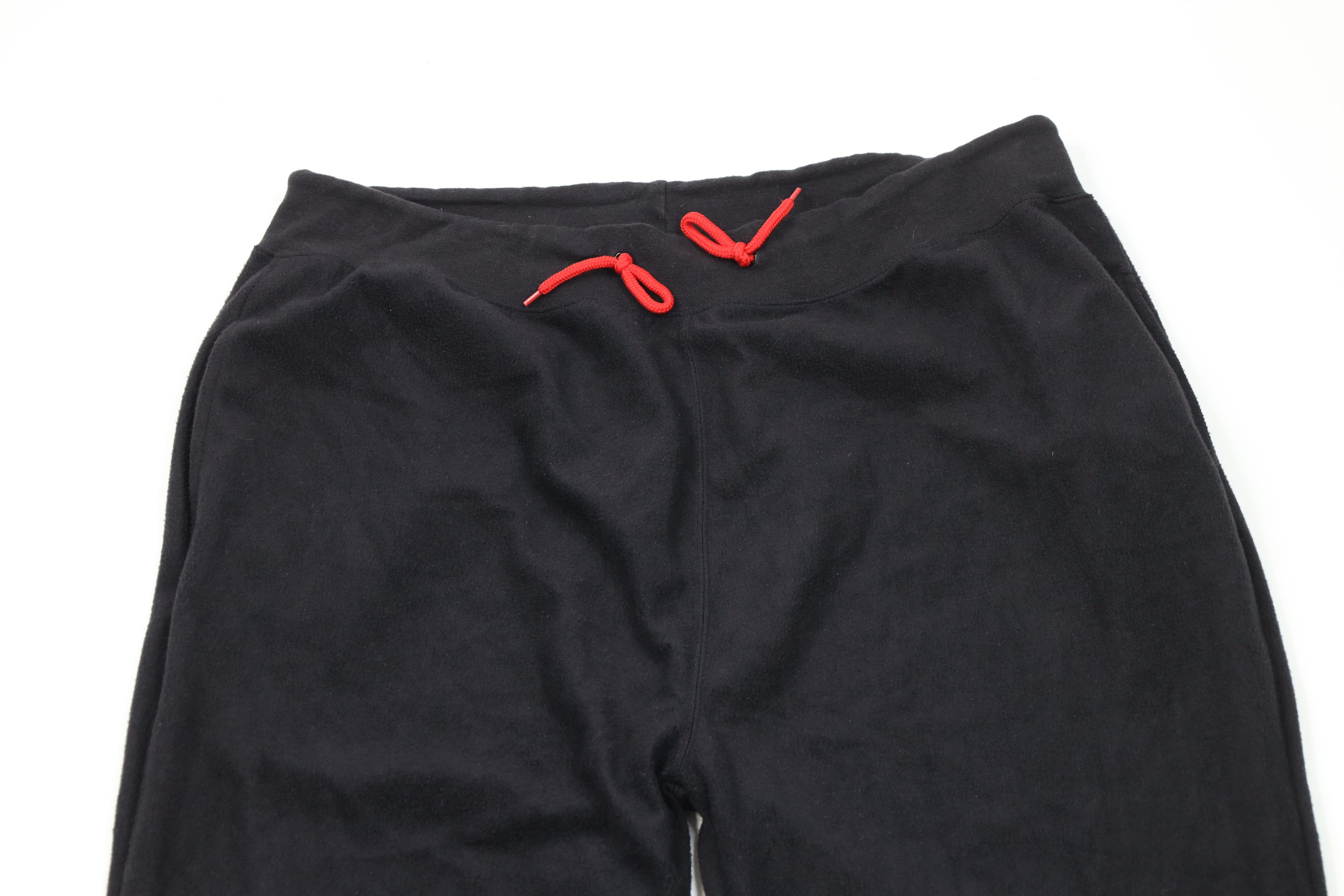 Marlboro Vintage 90s Marlboro Compass Fleece Joggers Pants Black Size US 40 / EU 56 - 2 Thumbnail