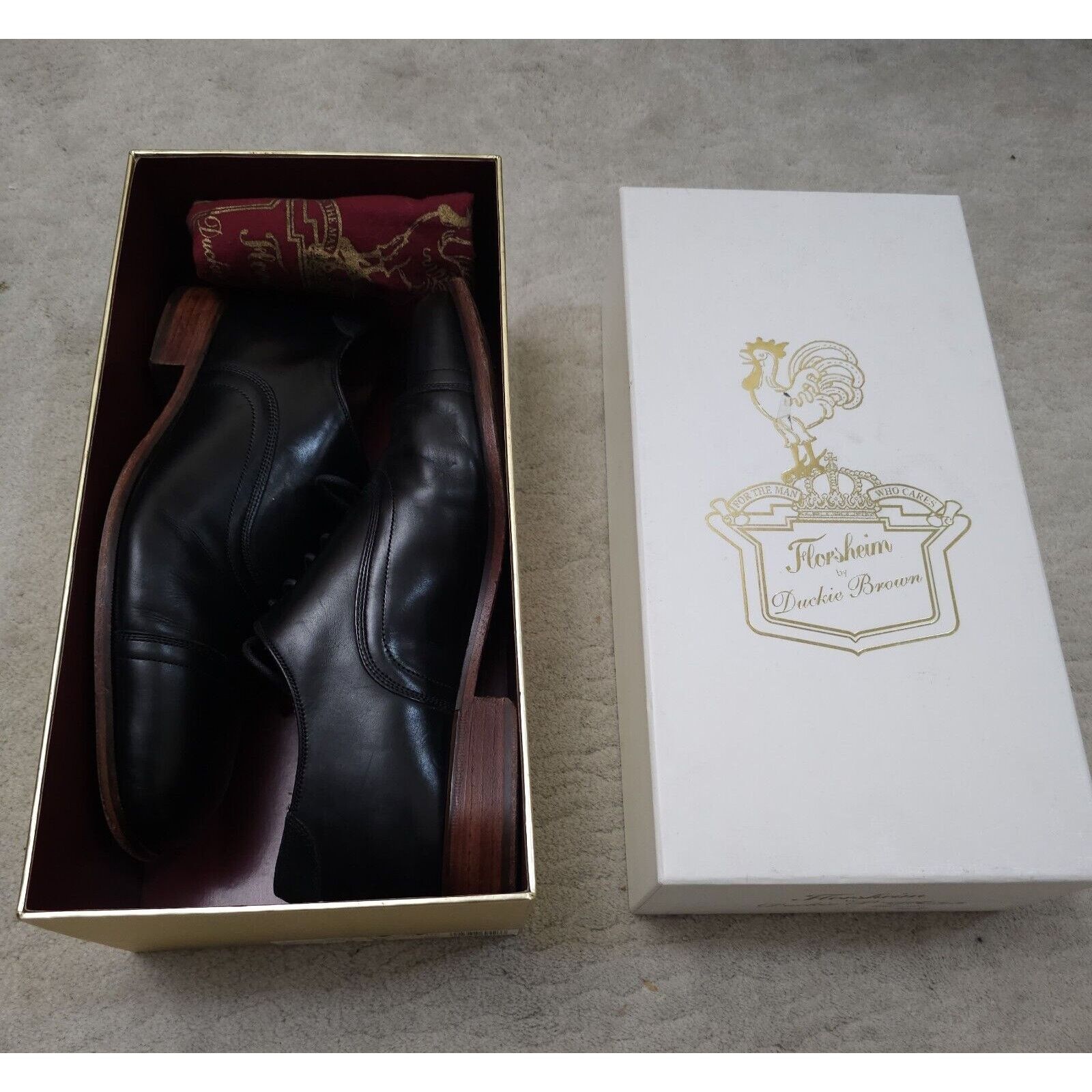 Florsheim Florsheim Duckie Brown Leather Oxford Black Shoe's Size 8D Size US 8 / EU 41 - 13 Thumbnail