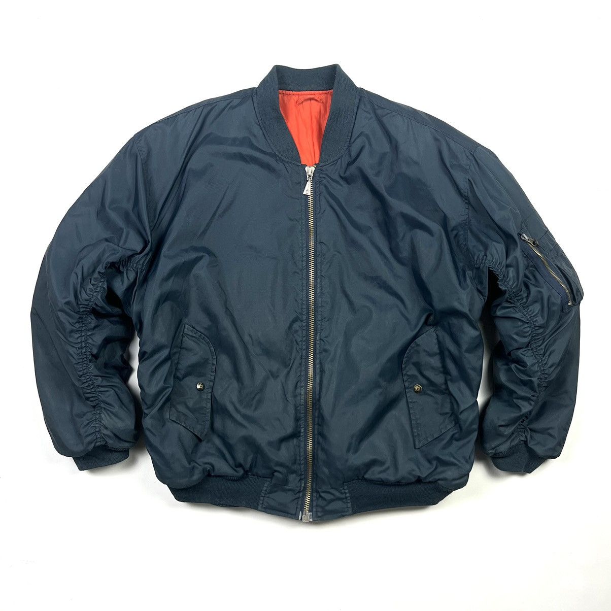 Vintage Vintage Bomber Jacket Black Military Aviator Size US L / EU 52-54 / 3 - 1 Thumbnail