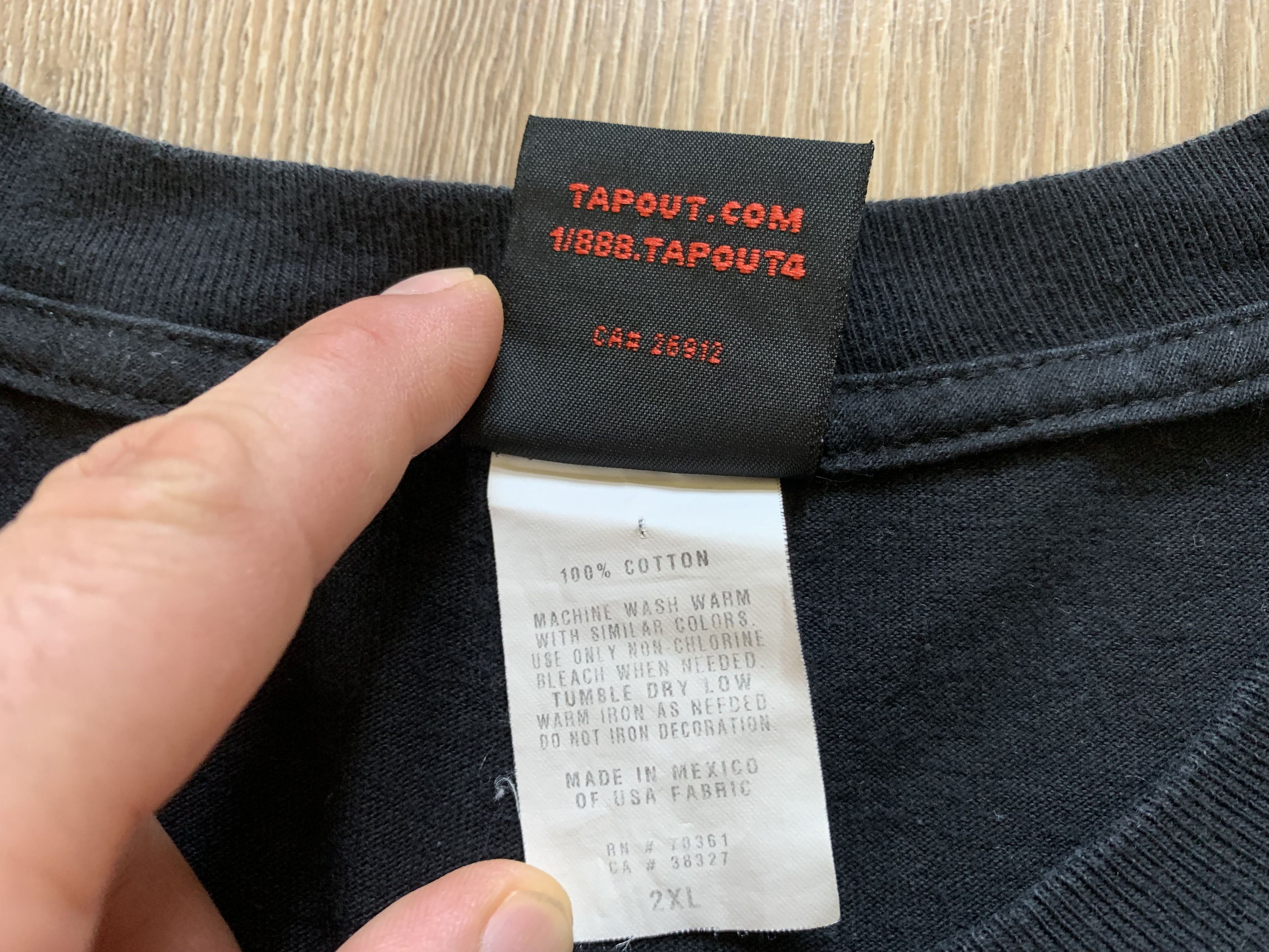 Tapout × Vintage Rare Tapout Vintage Overprint T Shirt Size US XXL / EU 58 / 5 - 9 Thumbnail