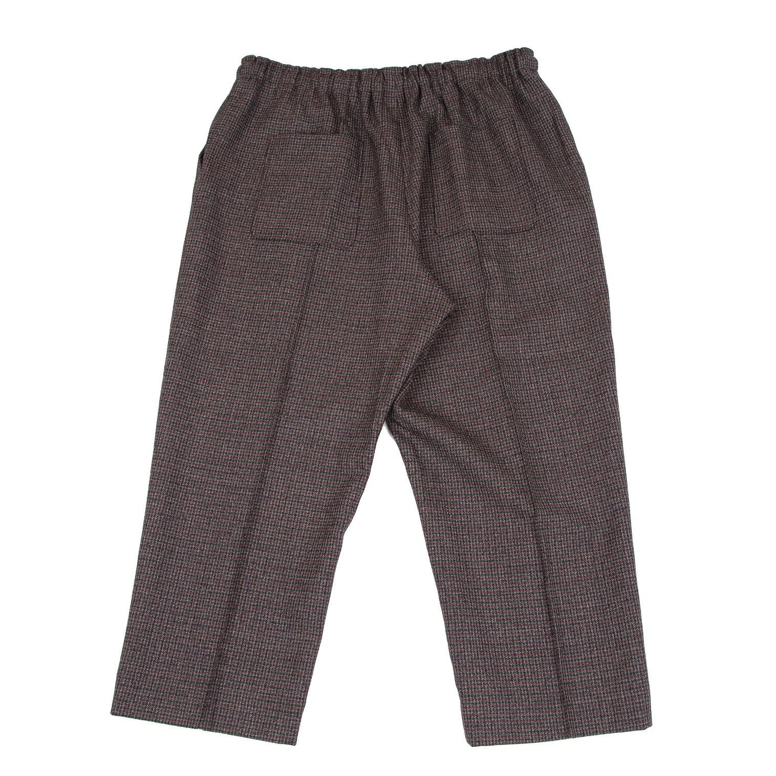Fendi Zucka Houndstooth Tapered Pants in Red and Gray, Size 48 Size US 32 / EU 48 - 8 Thumbnail