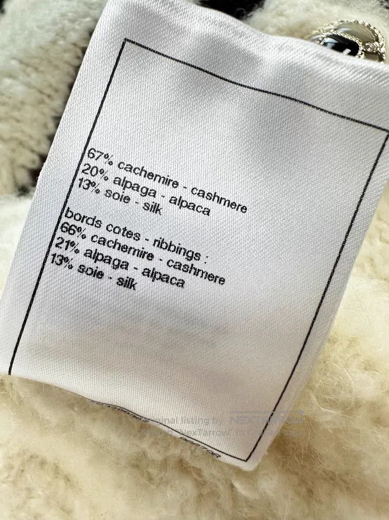 Chanel Chanel Brown-edged cashmere knitted cardigan coat Size XS / US 0-2 / IT 36-38 - 8 Thumbnail