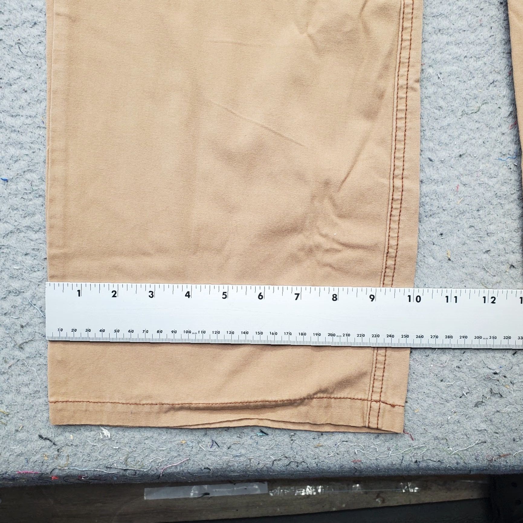 KAVU KAVU Mens Chino Pants 40 Tan Flat Front Regular Fit Slash Pocket Button Zipper Casual Travel Size US 40 / EU 56 - 5 Thumbnail