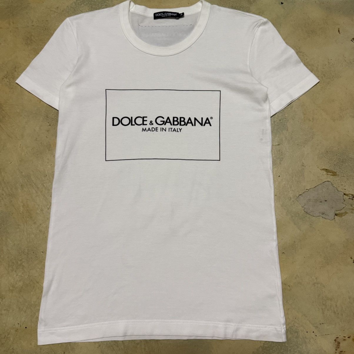 Dolce & Gabbana Dolce & Gabbana Made in Italy Big Logo T Shirt Size US S / EU 44-46 / 1 - 3 Thumbnail