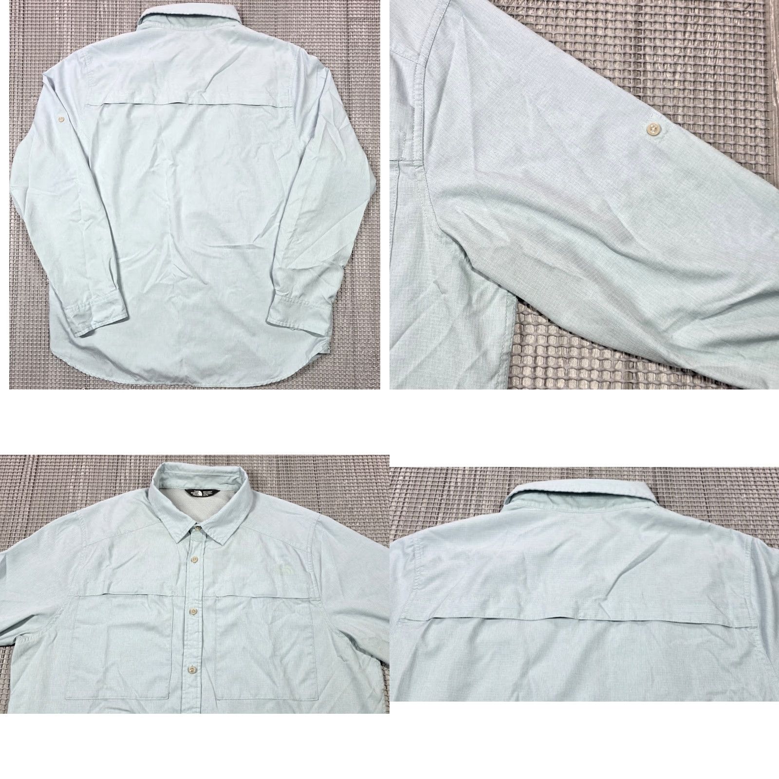 The North Face The North Face Shirt Mens XL Blue Long Sleeve Roll Tab Vented Walking Fishing Size US XL / EU 56 / 4 - 8 Thumbnail