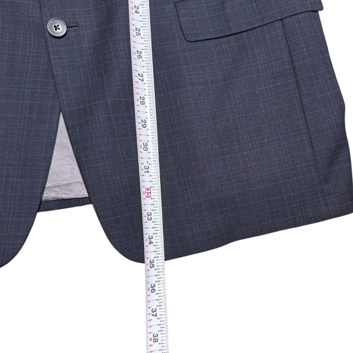 Hart Schaffner Marx Dillards Hart Schaffner Marx Navy Crosshatch Wool Blazer 44L Size 44L - 12 Thumbnail
