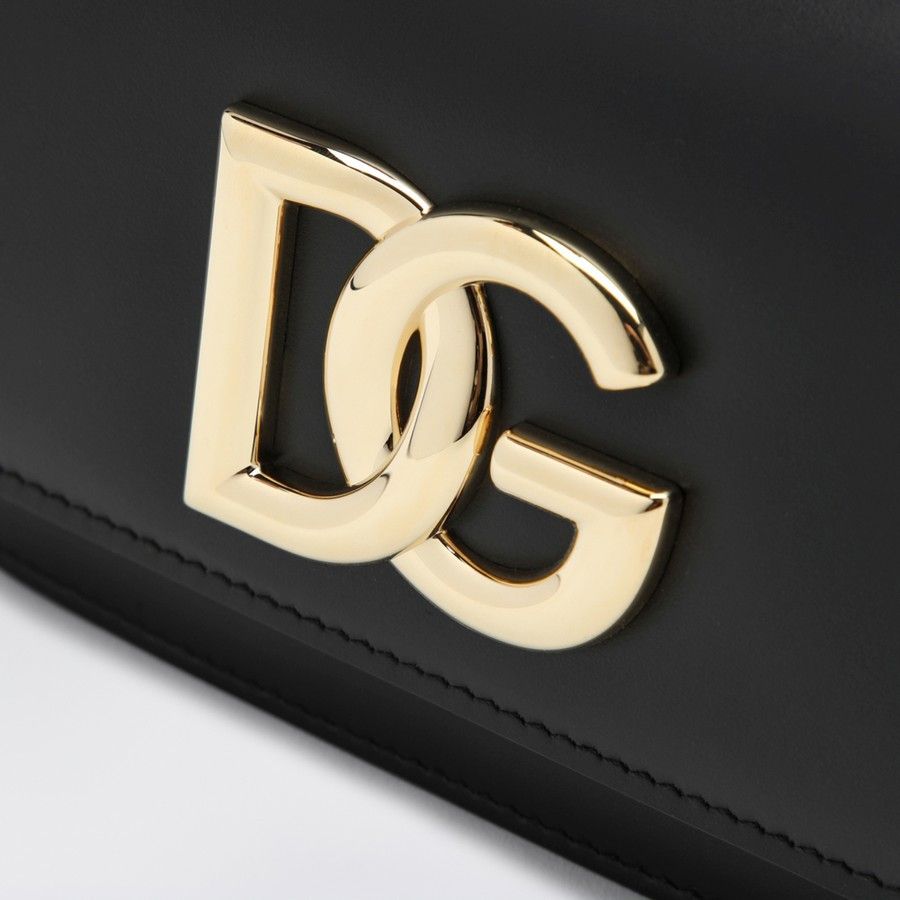 Dolce & Gabbana o1d2blof0824 Size : OS / Leather Shoulder Bag in Black Size ONE SIZE - 5 Thumbnail
