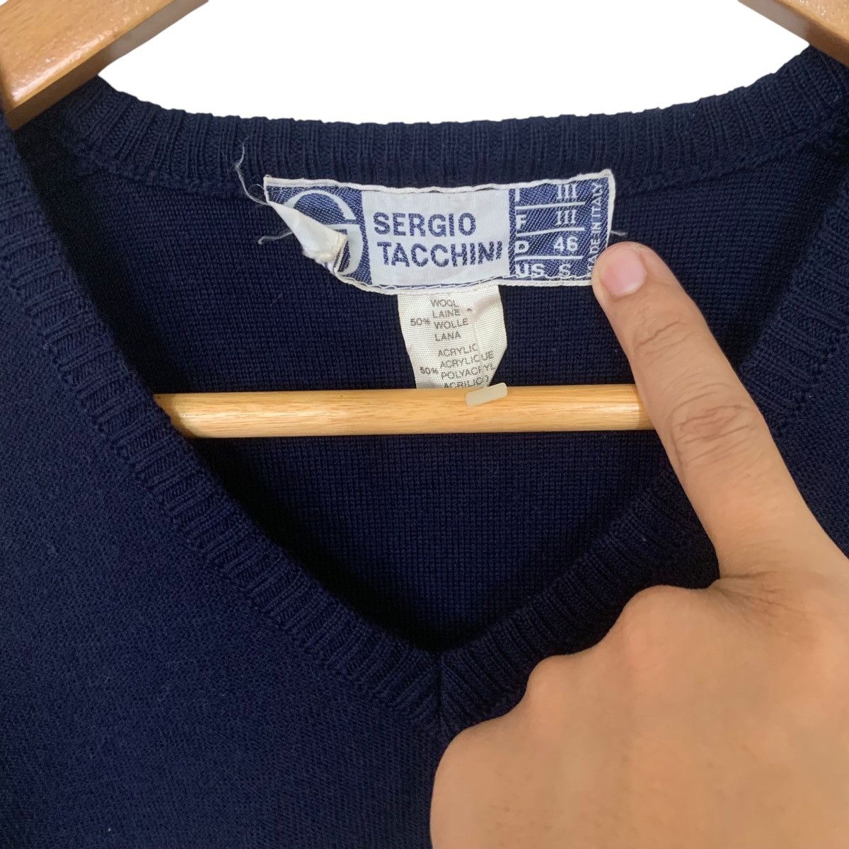 Sergio Tacchini × Vintage Vintage Sergio Tacchini Jumper Sweatshirt Old Money Rare Size US XS / EU 42 / 0 - 3 Thumbnail