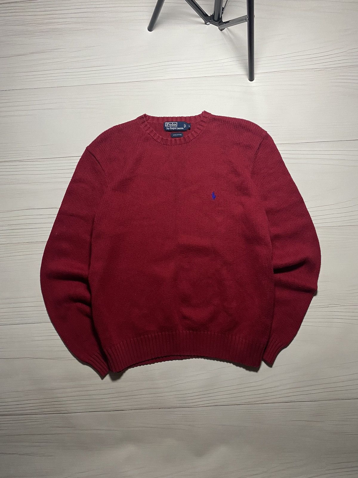 Polo Ralph Lauren Vintage Polo Ralph Lauren knit box fit y2k sweater Size US L / EU 52-54 / 3 - 1 Thumbnail