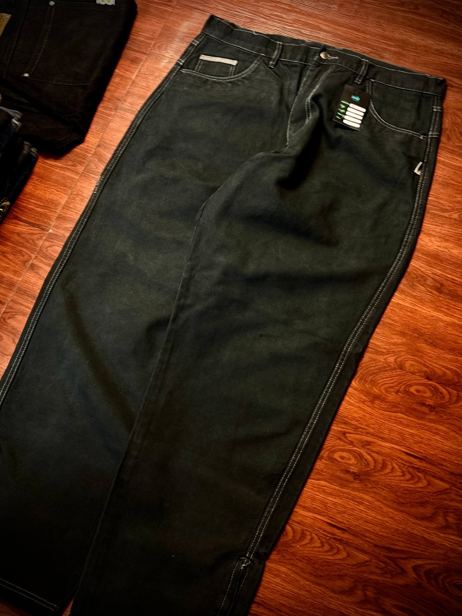 Fubu Vintage 90s Fubu The Collection Soft Goods 1992 Denim Pants Size US 40 / EU 56 - 4 Thumbnail