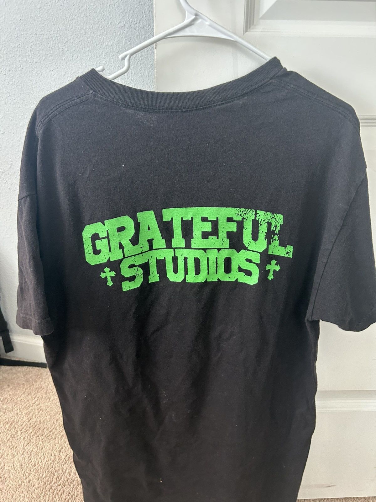 Other Grateful Studios Black Graphic Tee Neon Green Large Size US L / EU 52-54 / 3 - 3 Thumbnail