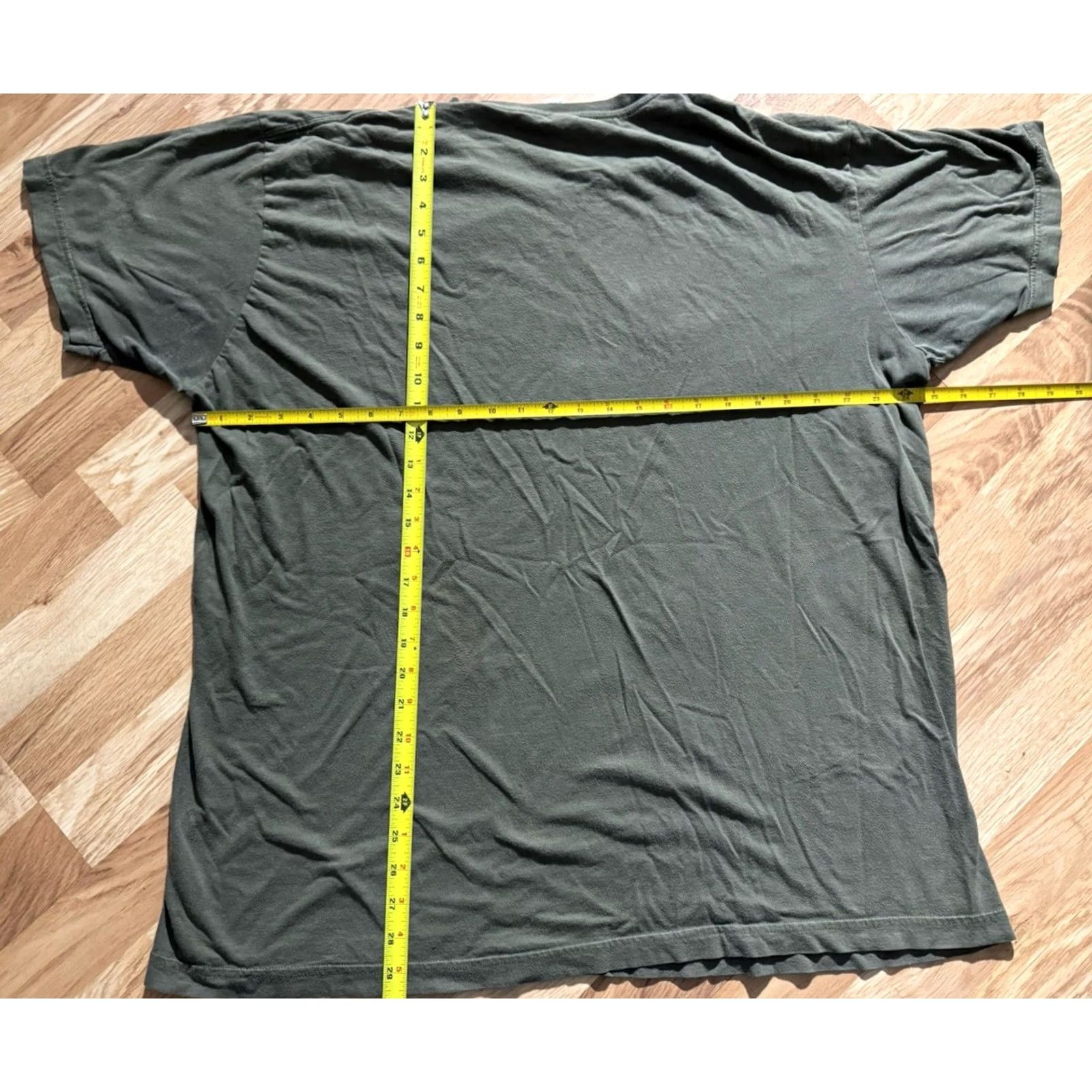 American Apparel VINTAGE Cake UFO Pig Tour Shirt Prolonging The Magic Album Army Green XXL Mens Size US XXL / EU 58 / 5 - 4 Thumbnail