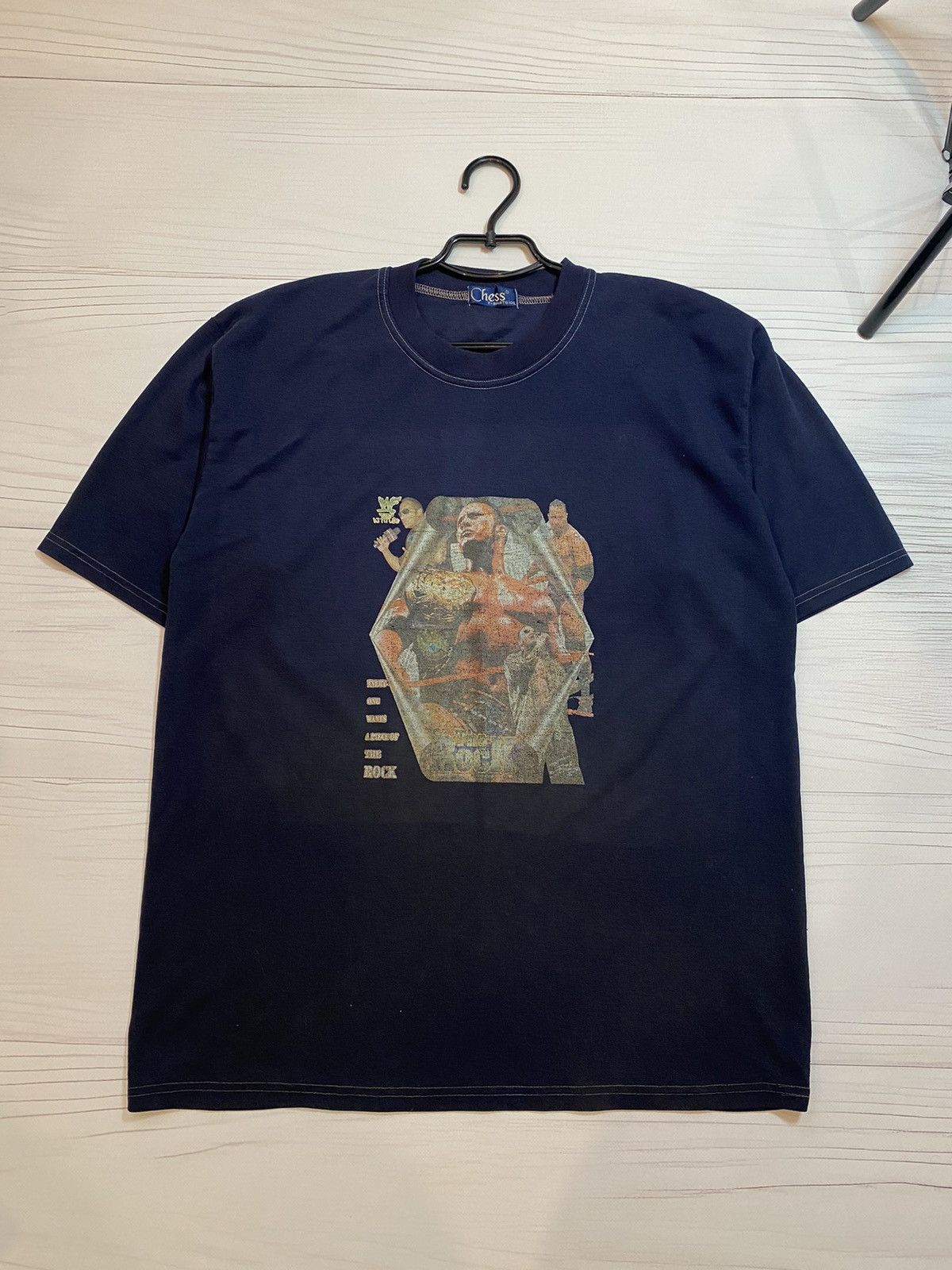 Vintage × WWF Vintage y2k Every one wants 4 piece of the Rock WWE t shirt Size US XXL / EU 58 / 5 - 1 Thumbnail
