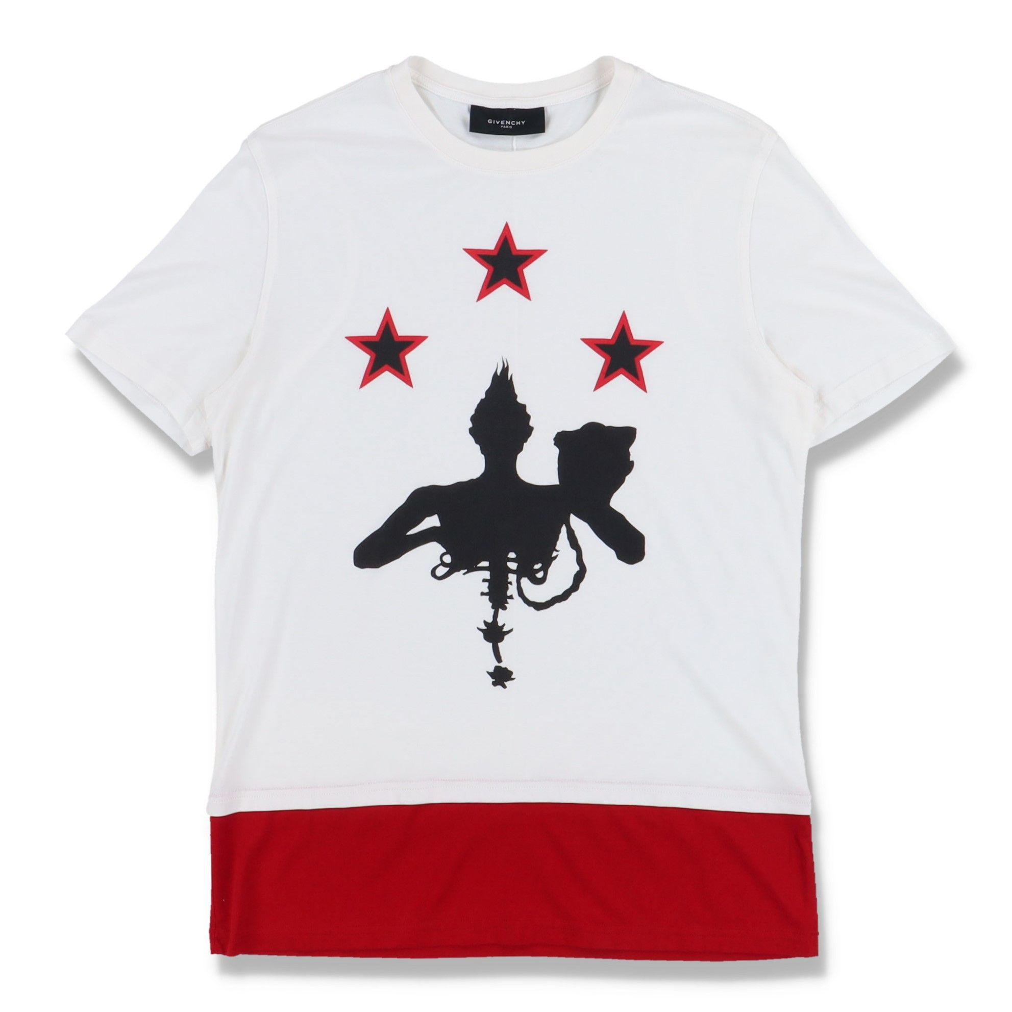 Givenchy White Zombie Stars Layered T-Shirt Size US M / EU 48-50 / 2 - 1 Thumbnail