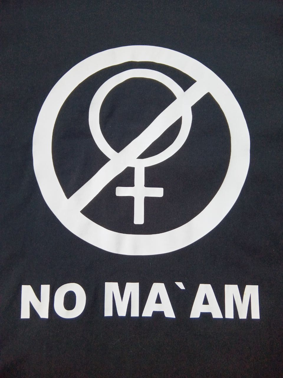 Other No ma’am t shirt big logo Size US L / EU 52-54 / 3 - 2 Thumbnail