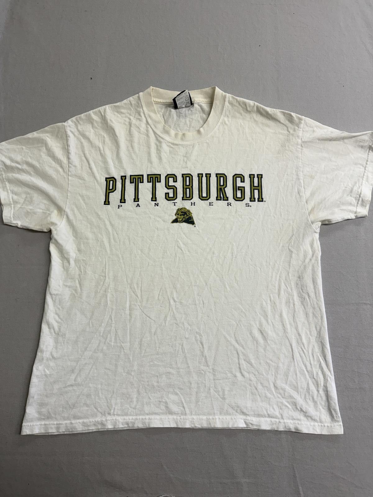 Other Y2K Boxy Pitt T-shirt University of Pittsburgh Panthers - L Size US L / EU 52-54 / 3 - 1 Thumbnail