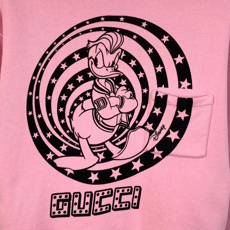 Gucci Gucci Disney cooperation pink Donald Duck round-neck cotton Size US S / EU 44-46 / 1 - 4 Thumbnail